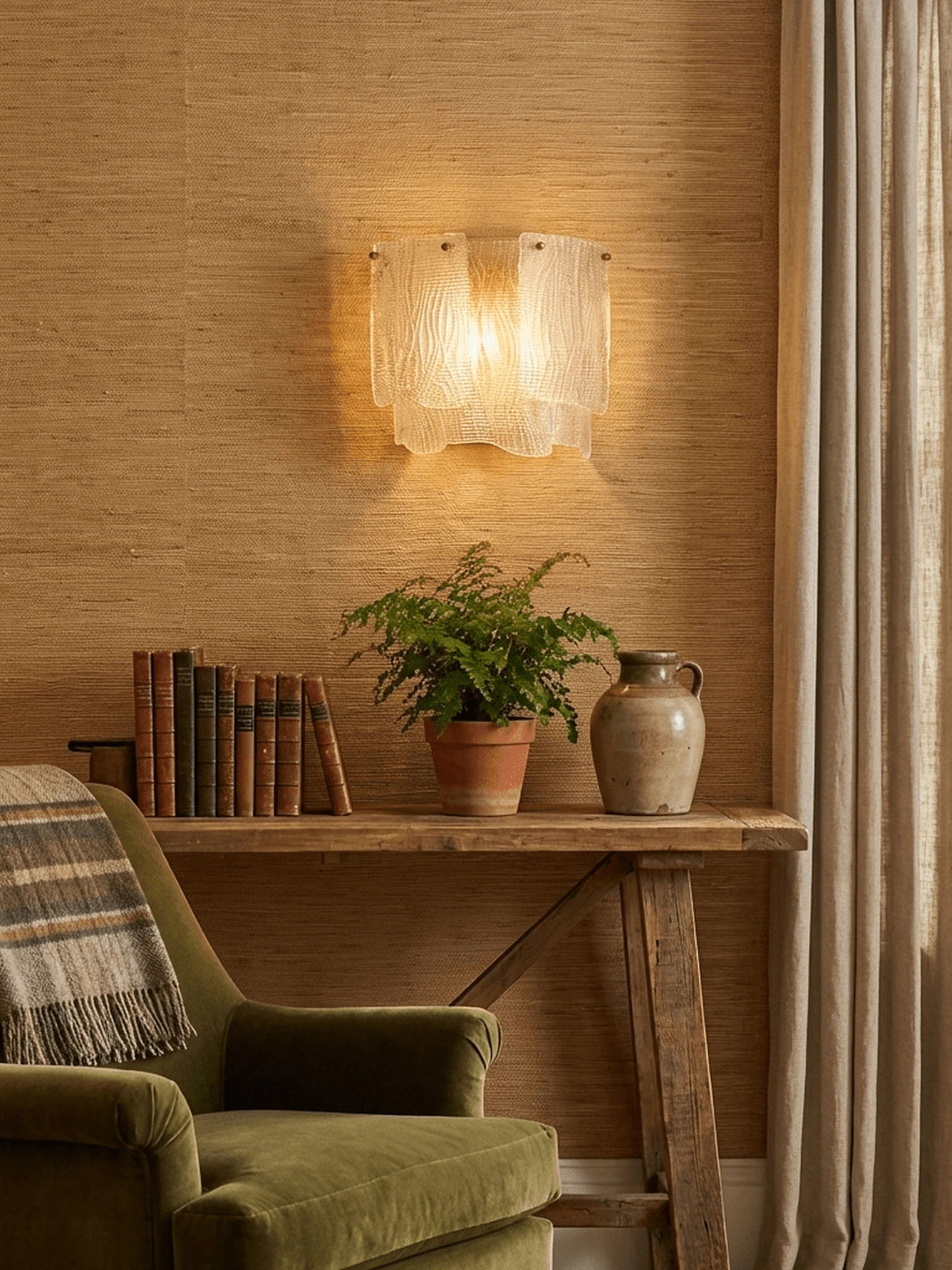 Liora Melted Glass Wall Sconce - Image 6