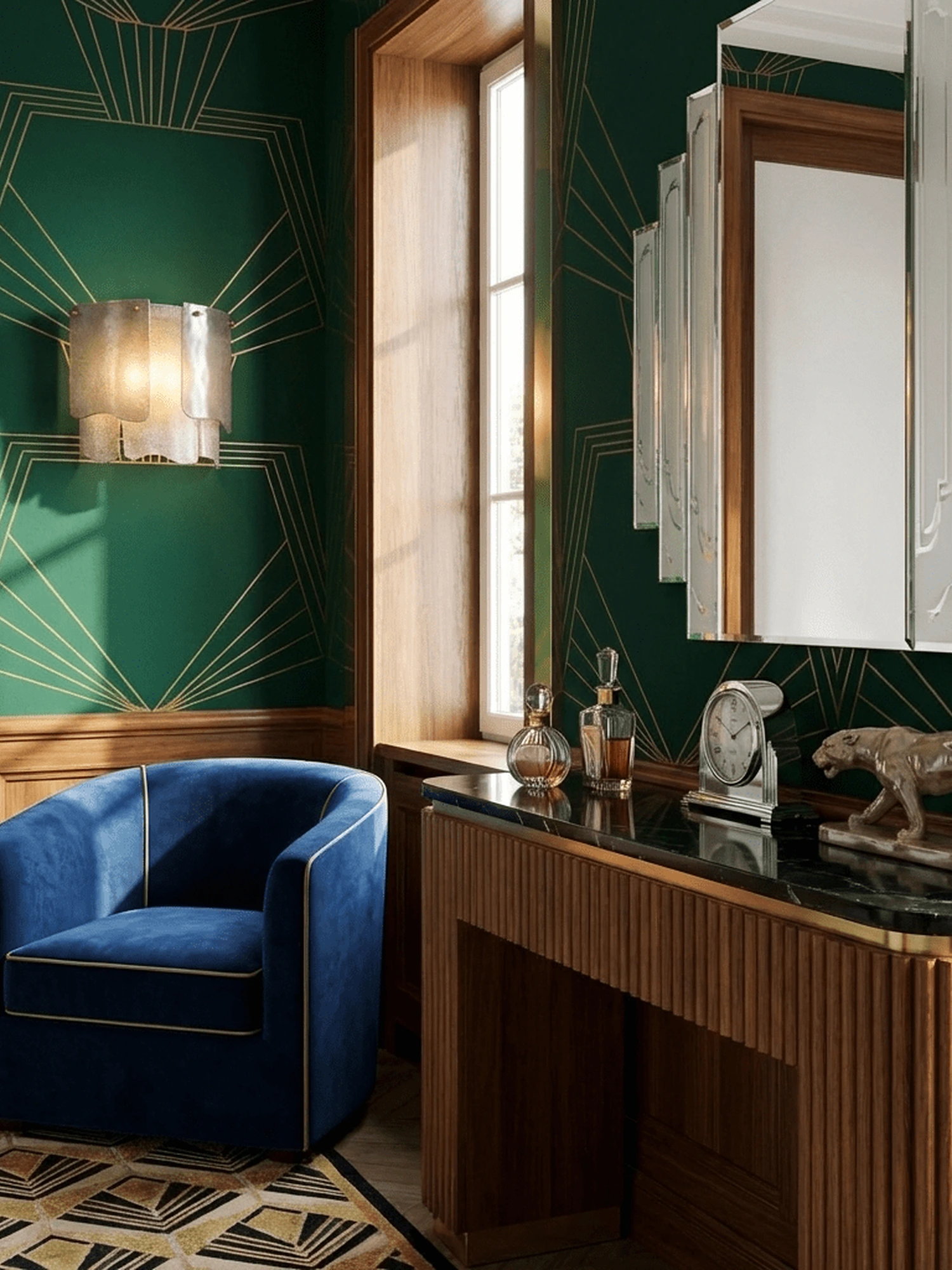Liora Melted Glass Wall Sconce - Image 2