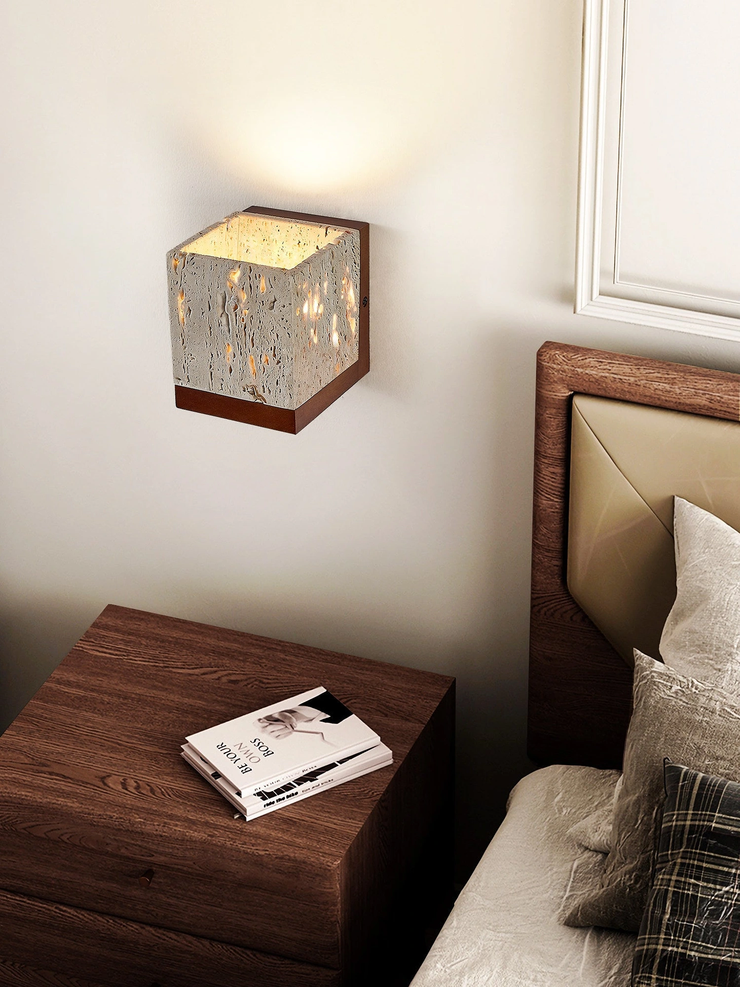 Lucent Travertine Wall Sconce - Image 3