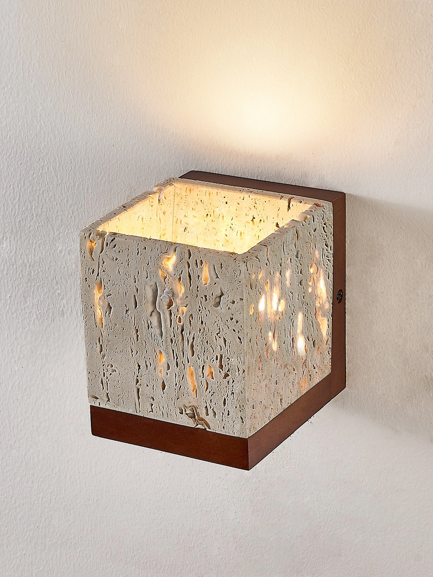 Lucent Travertine Wall Sconce - Image 10