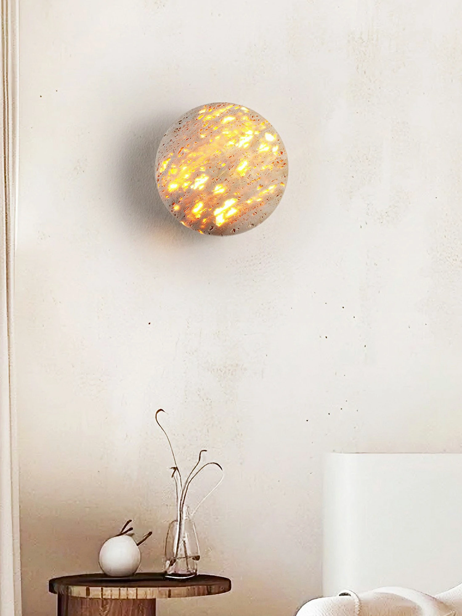Luma Stone Wall Sconce - Image 2