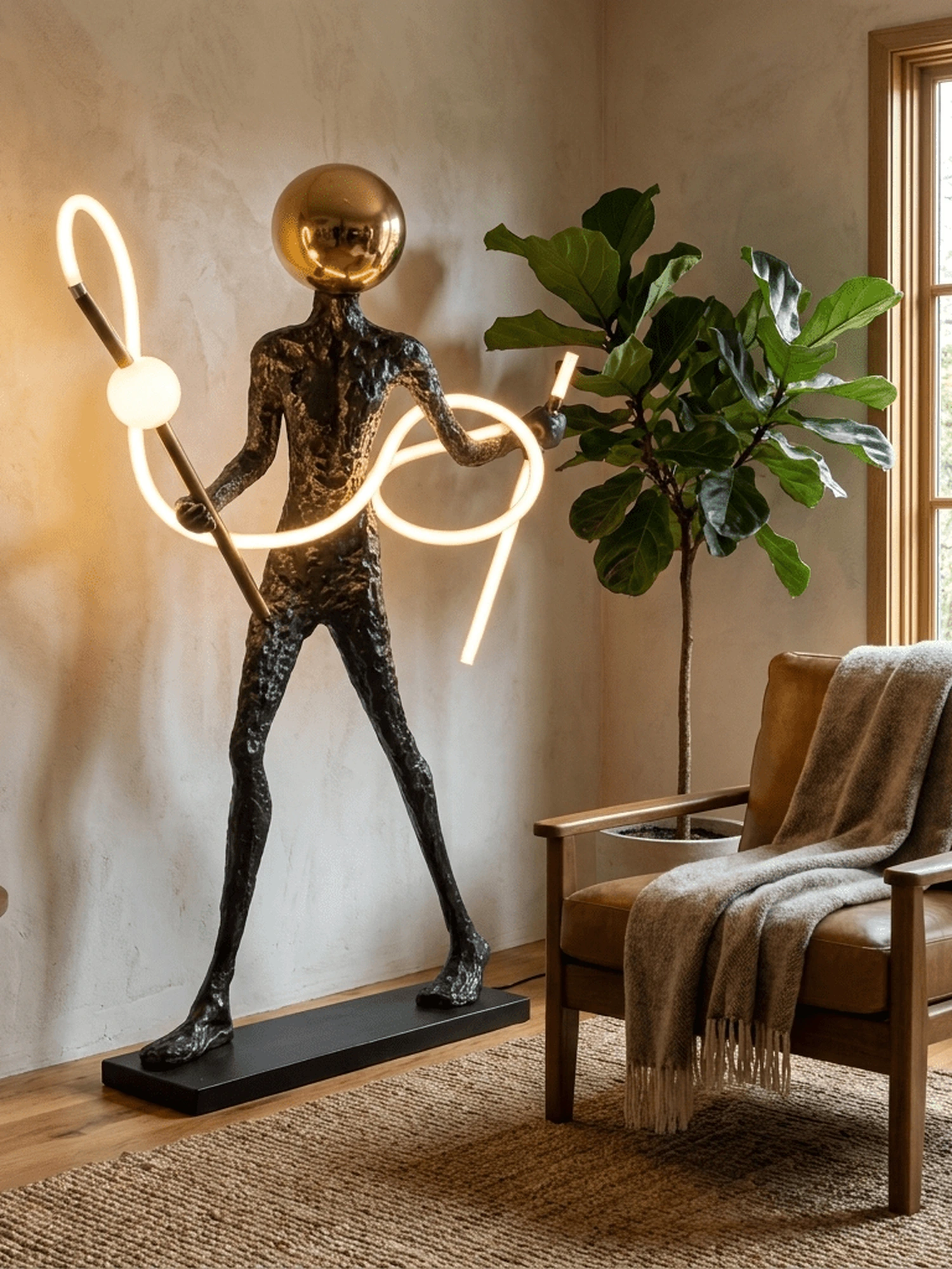 Luminous Voyager Sculpture Lamp - Image 3