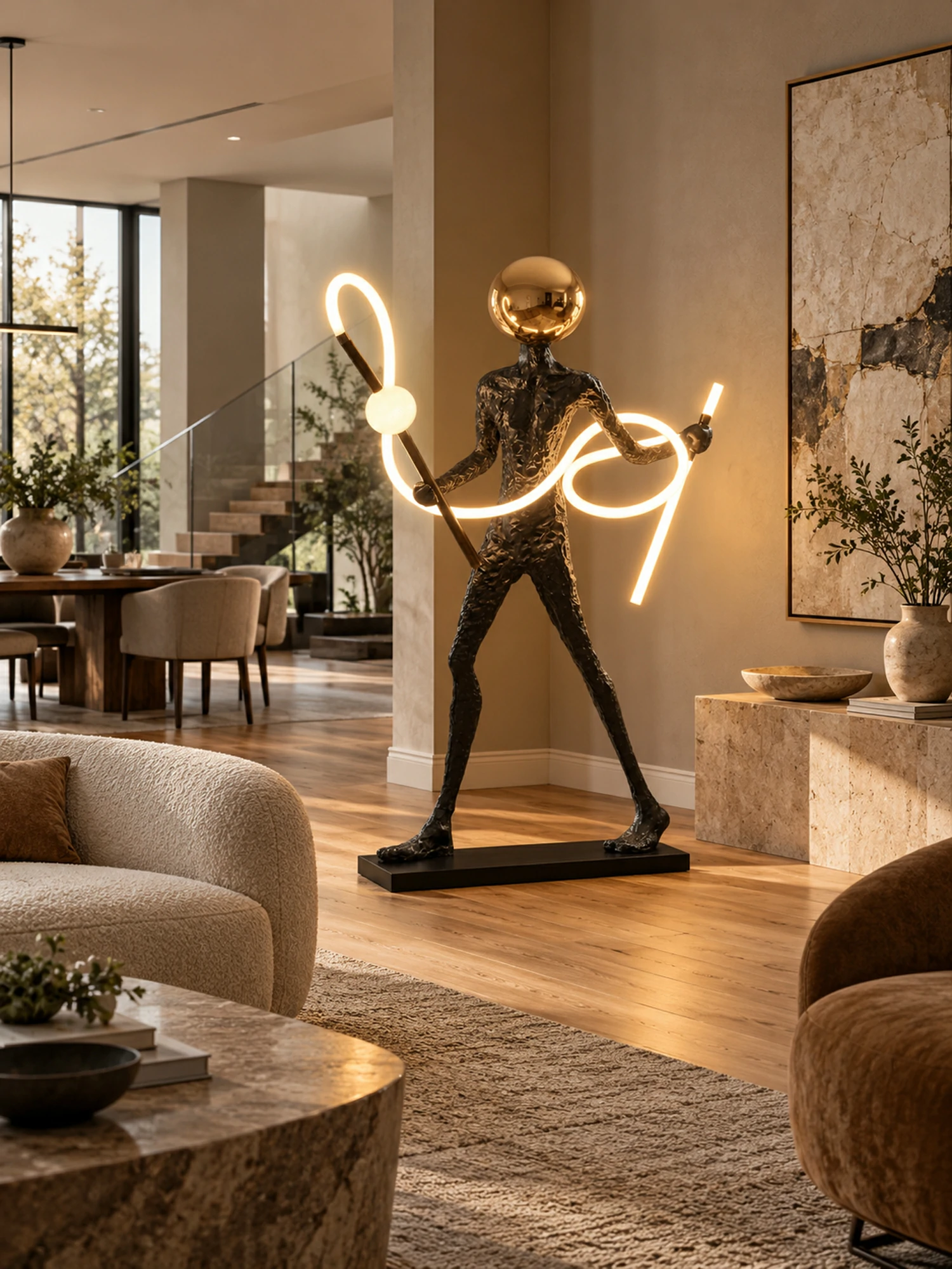 Luminous Voyager Sculpture Lamp - Image 2