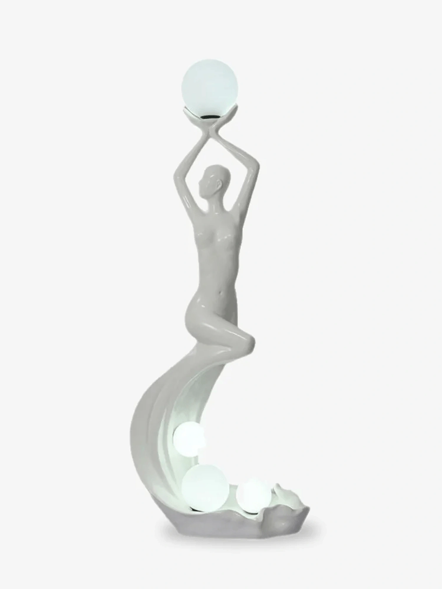 Mermaid Sculpture Floor Lamp - Image 8