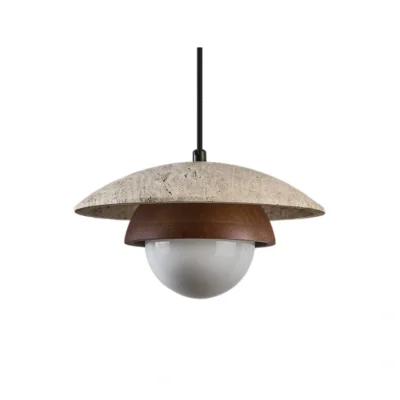 Milo Travertine Pendant Light