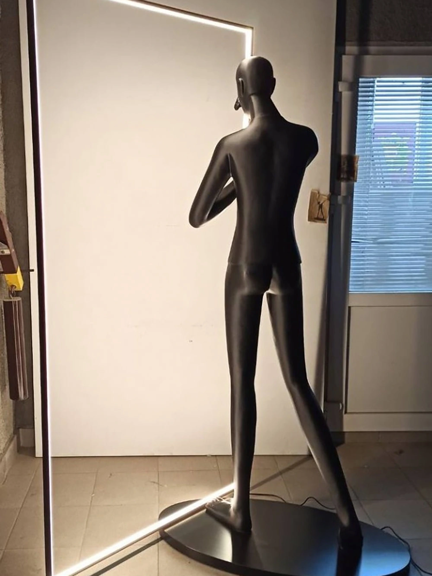 Mirror Sculpture Floor Lamp - Image 7