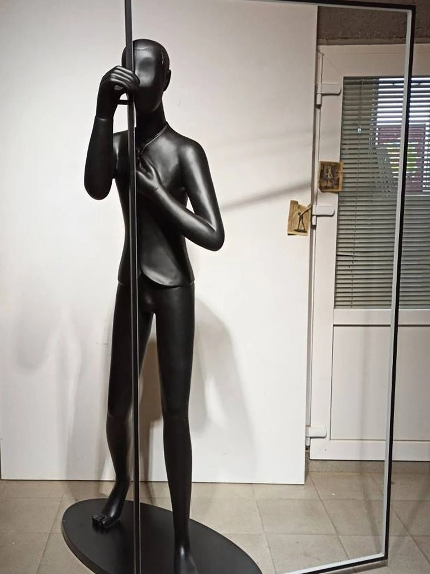 Mirror Sculpture Floor Lamp - Image 3