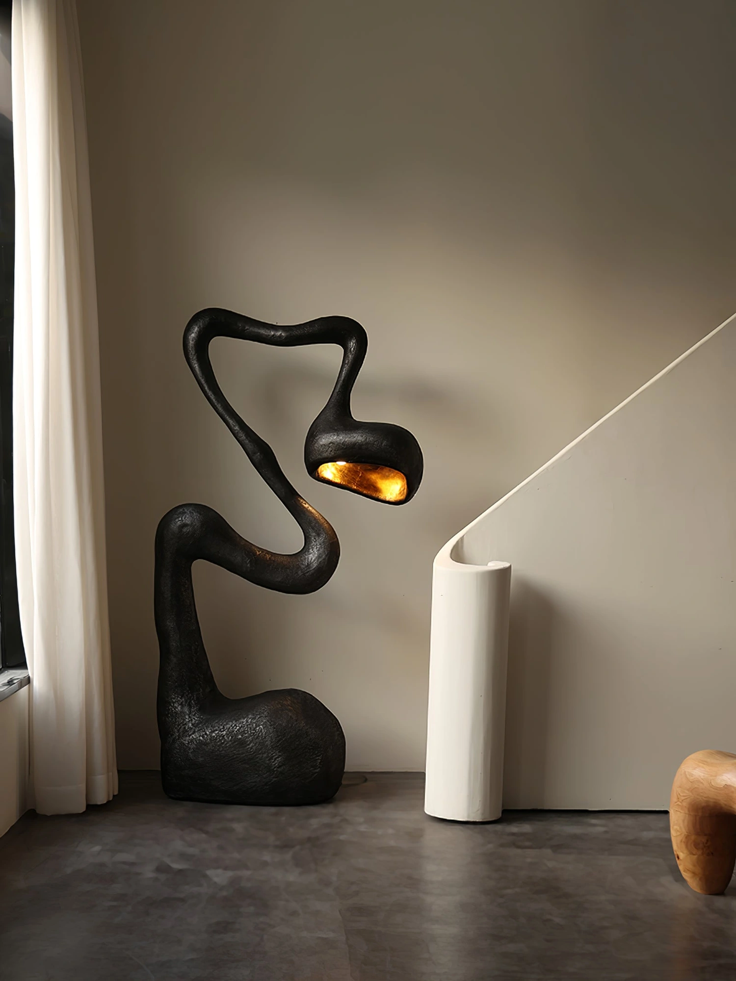 Myrrh Sculpture Floor Lamp - Image 7