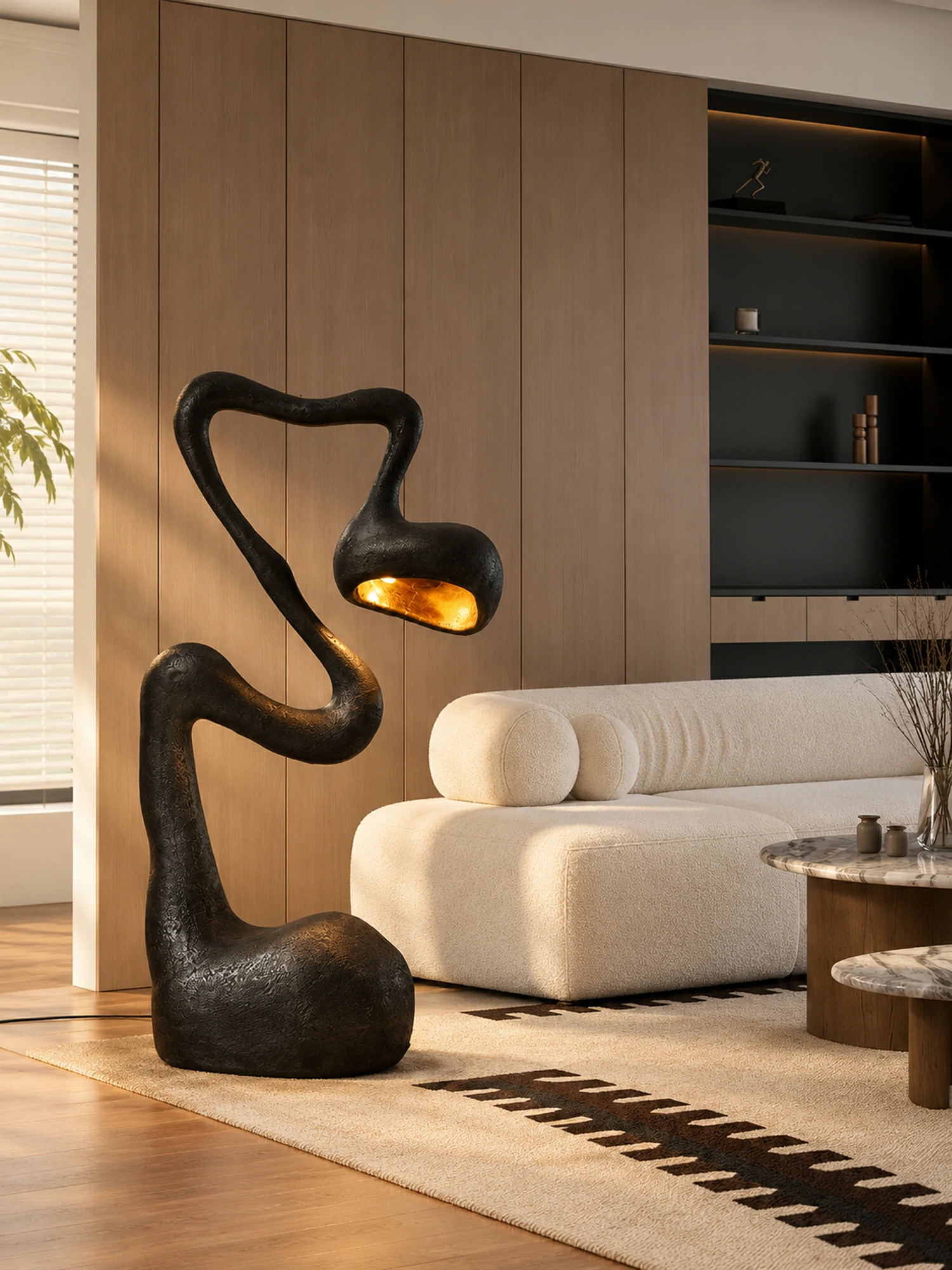 Myrrh Sculpture Floor Lamp - Image 3