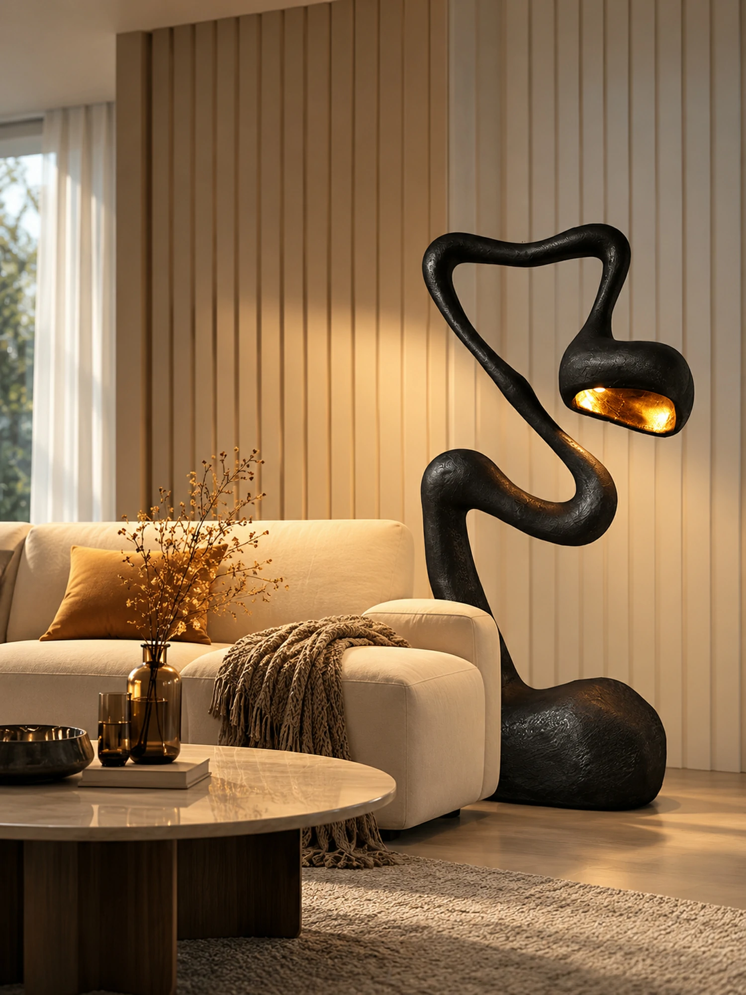 Myrrh Sculpture Floor Lamp - Image 6