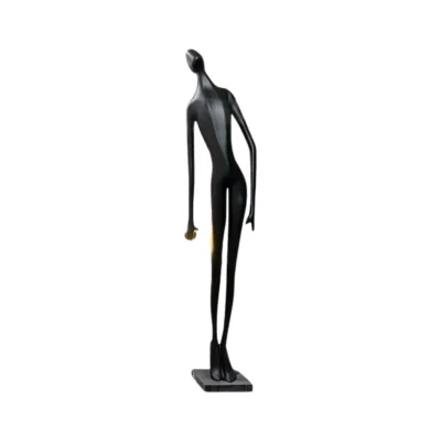 Noir Muse Sculpture Floor Lamp