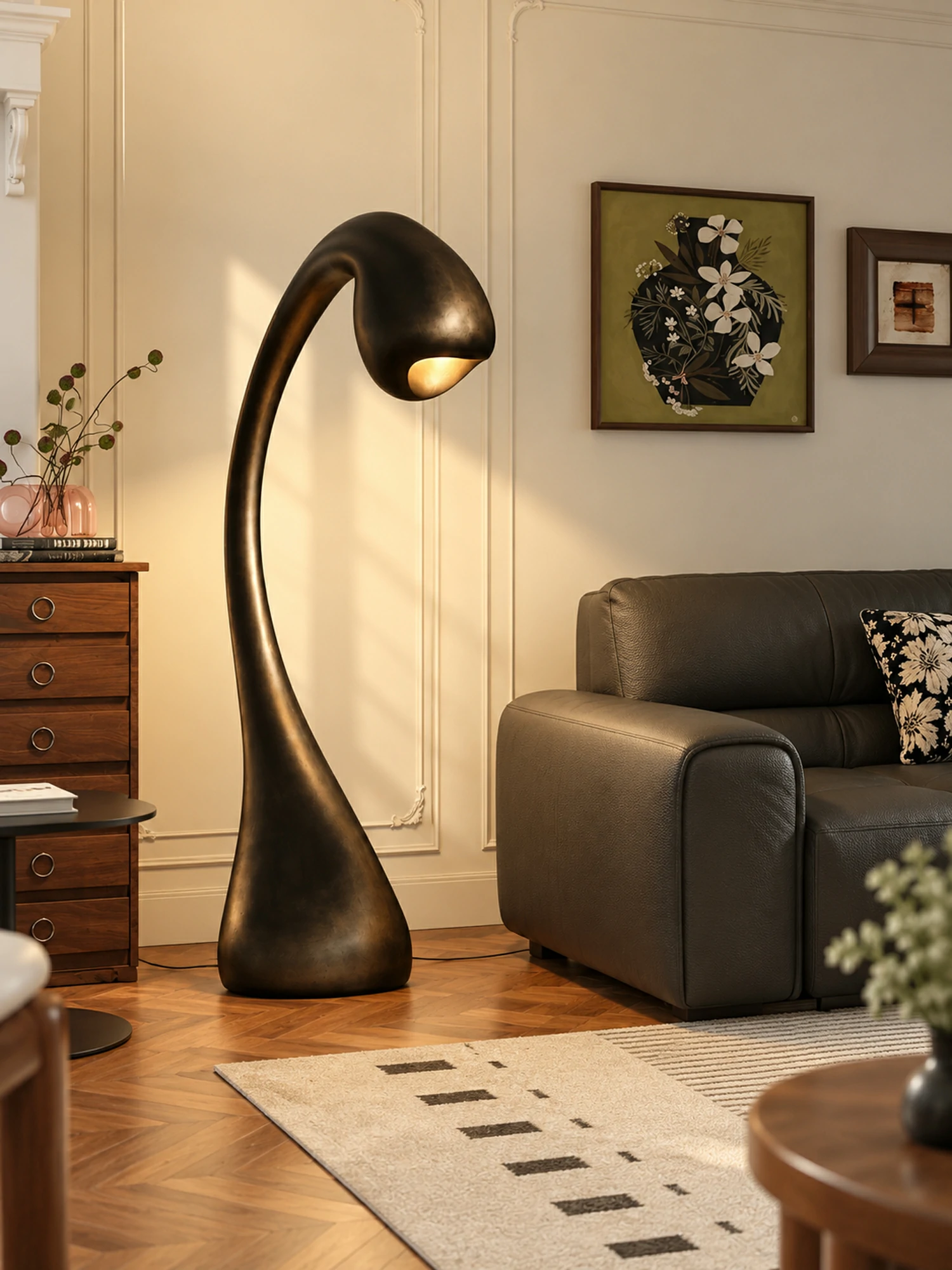 Noor Grande Sculptural Floor Lamp - Image 2