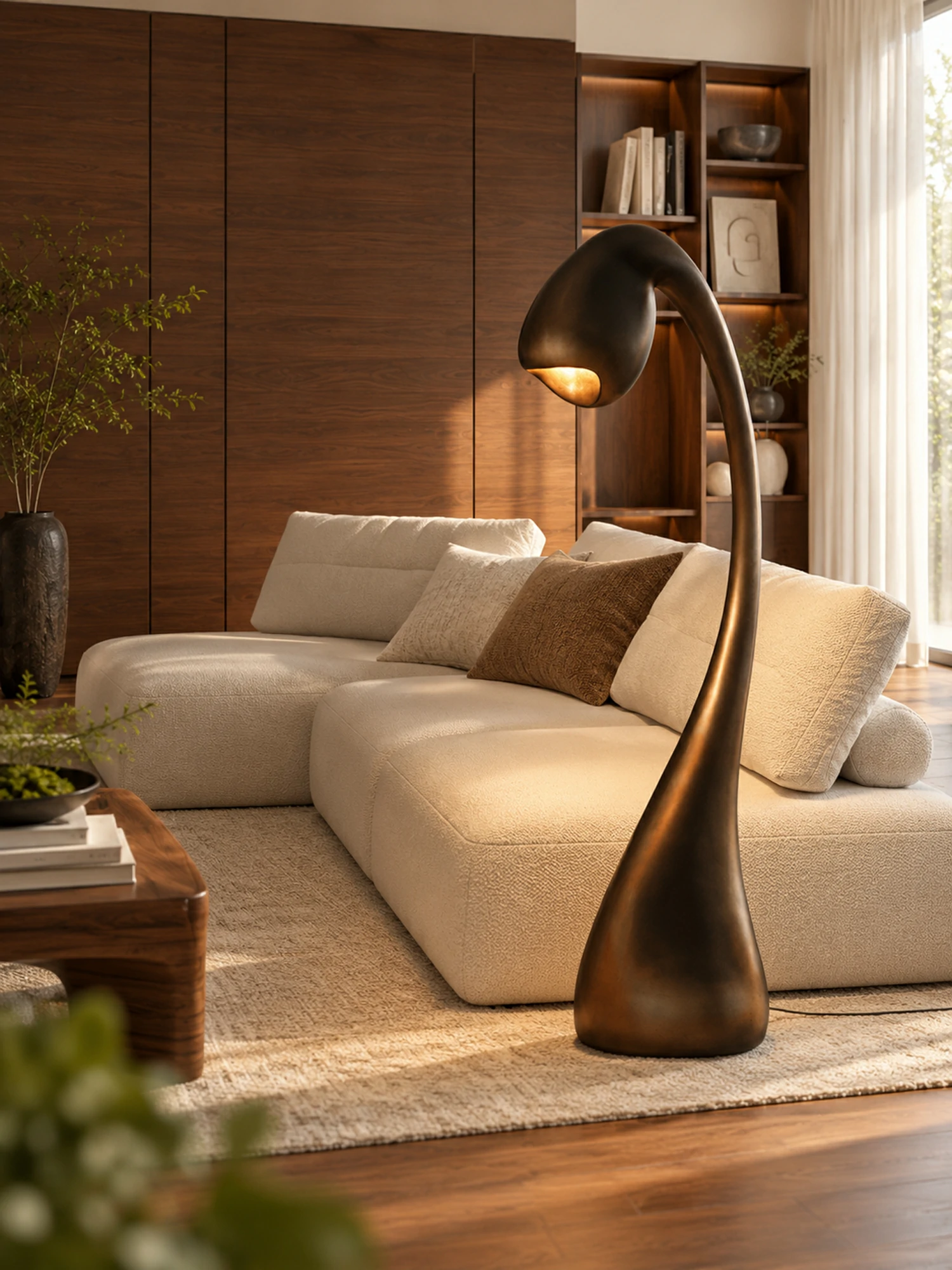 Noor Grande Sculptural Floor Lamp - Image 9