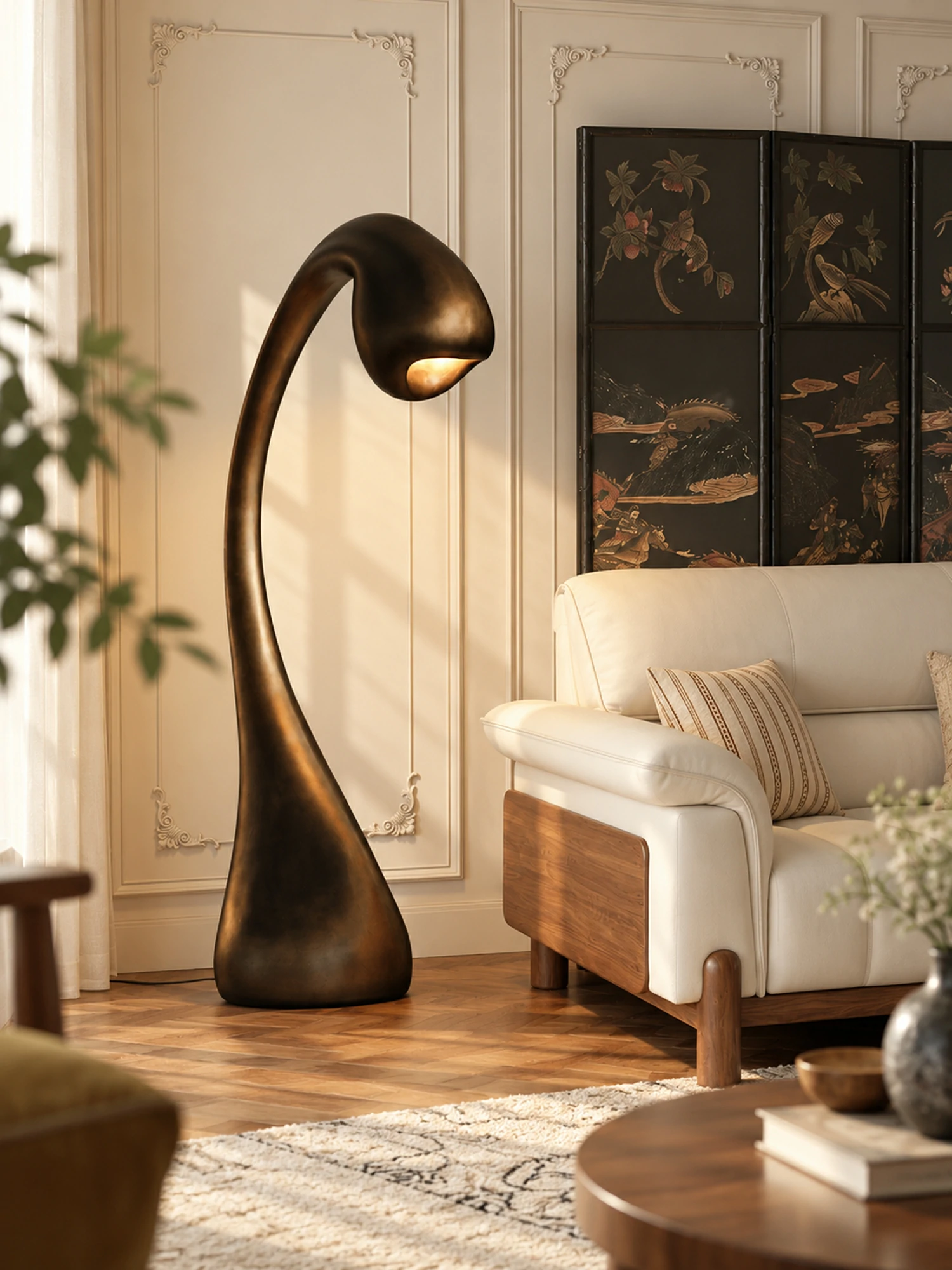 Noor Grande Sculptural Floor Lamp - Image 10
