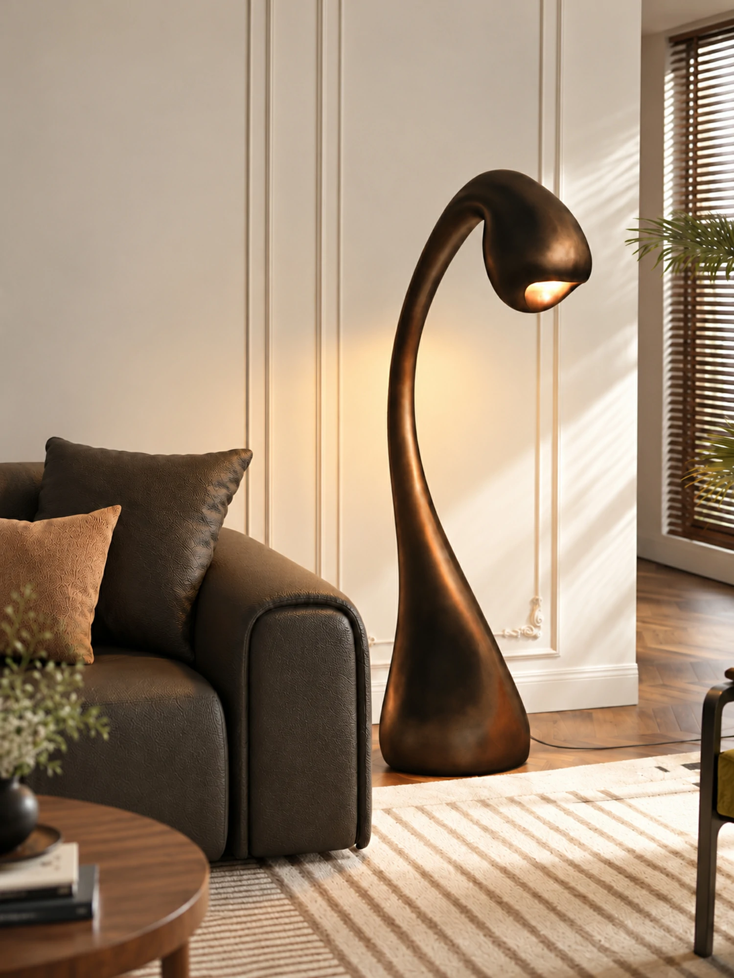 Noor Grande Sculptural Floor Lamp - Image 11