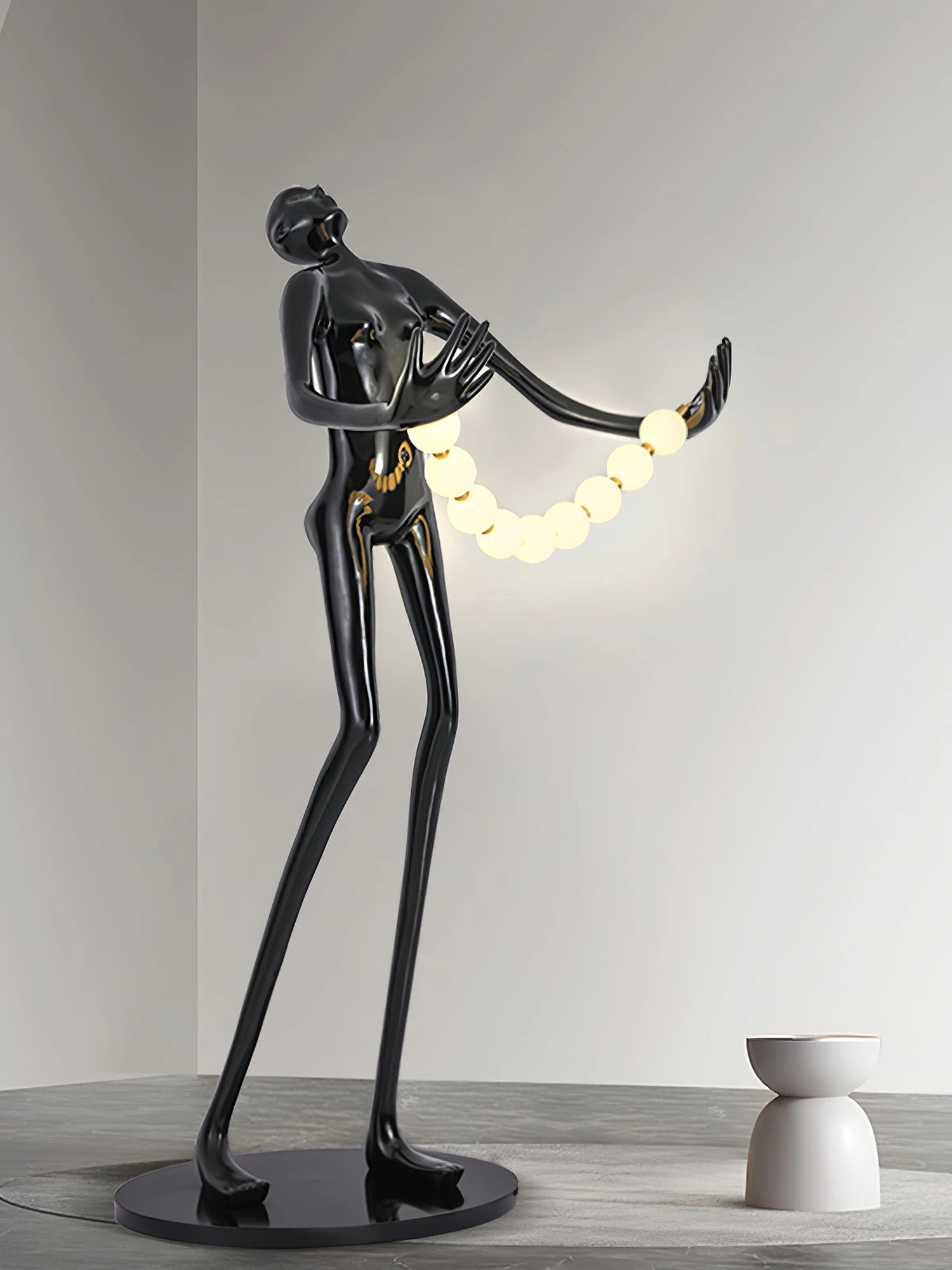 Orb Juggler Sculpture Floor Lamp - Image 5
