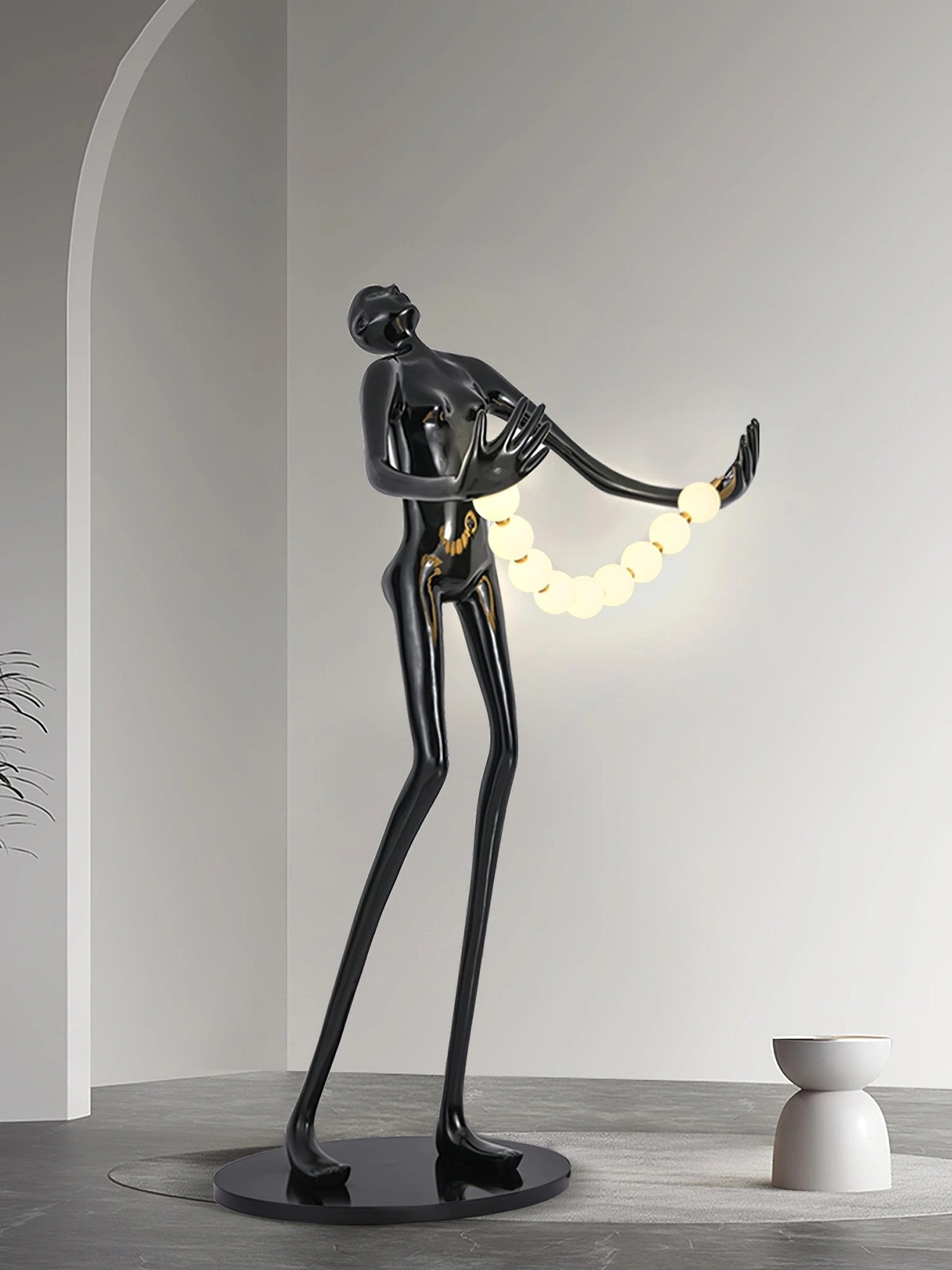 Orb Juggler Sculpture Floor Lamp - Image 6