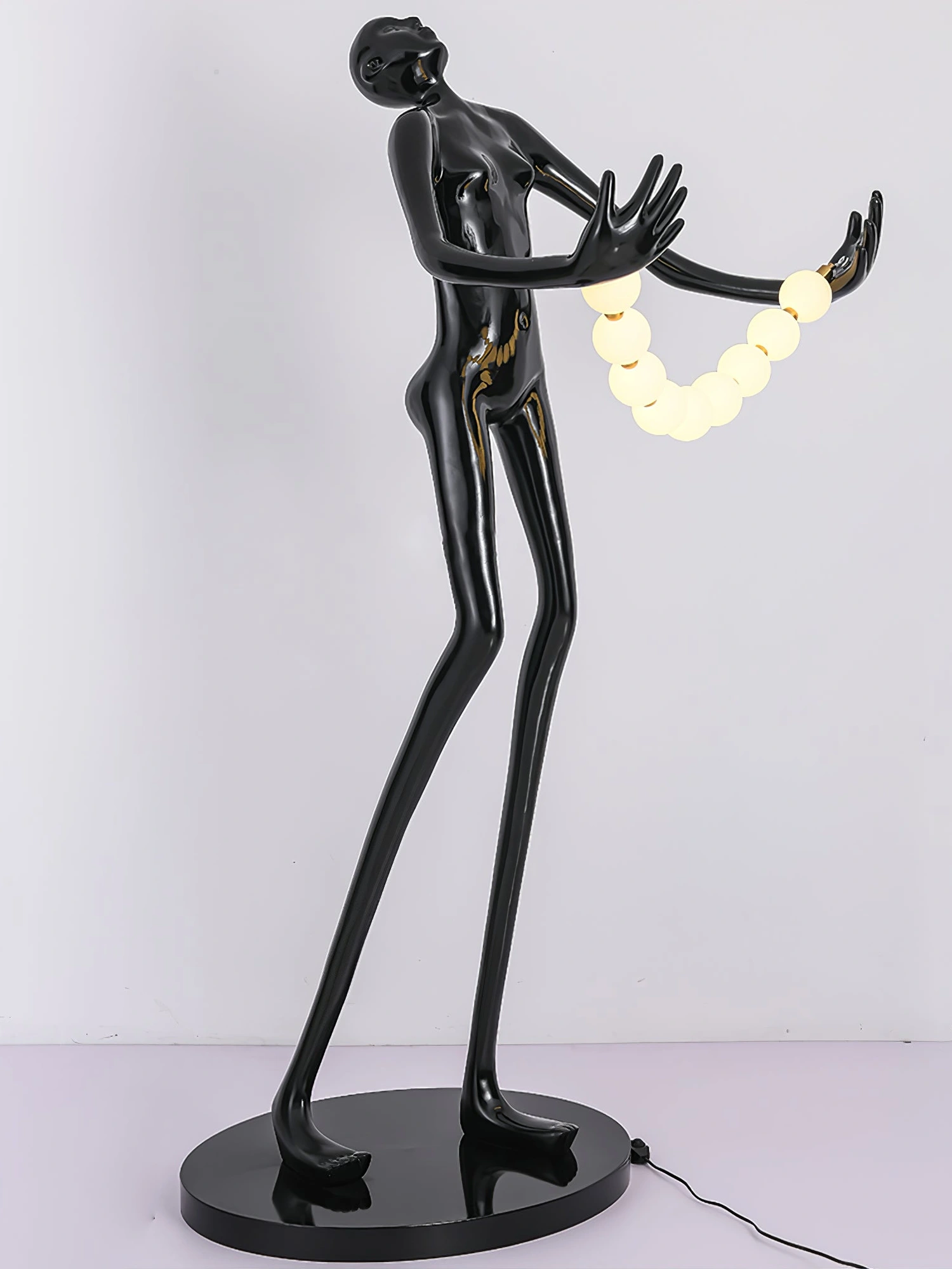 Orb Juggler Sculpture Floor Lamp - Image 7