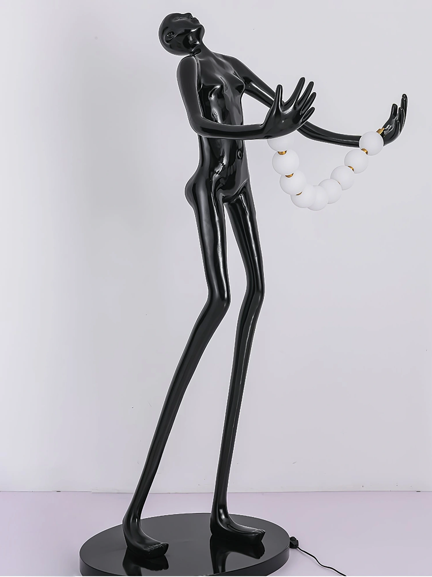 Orb Juggler Sculpture Floor Lamp - Image 8