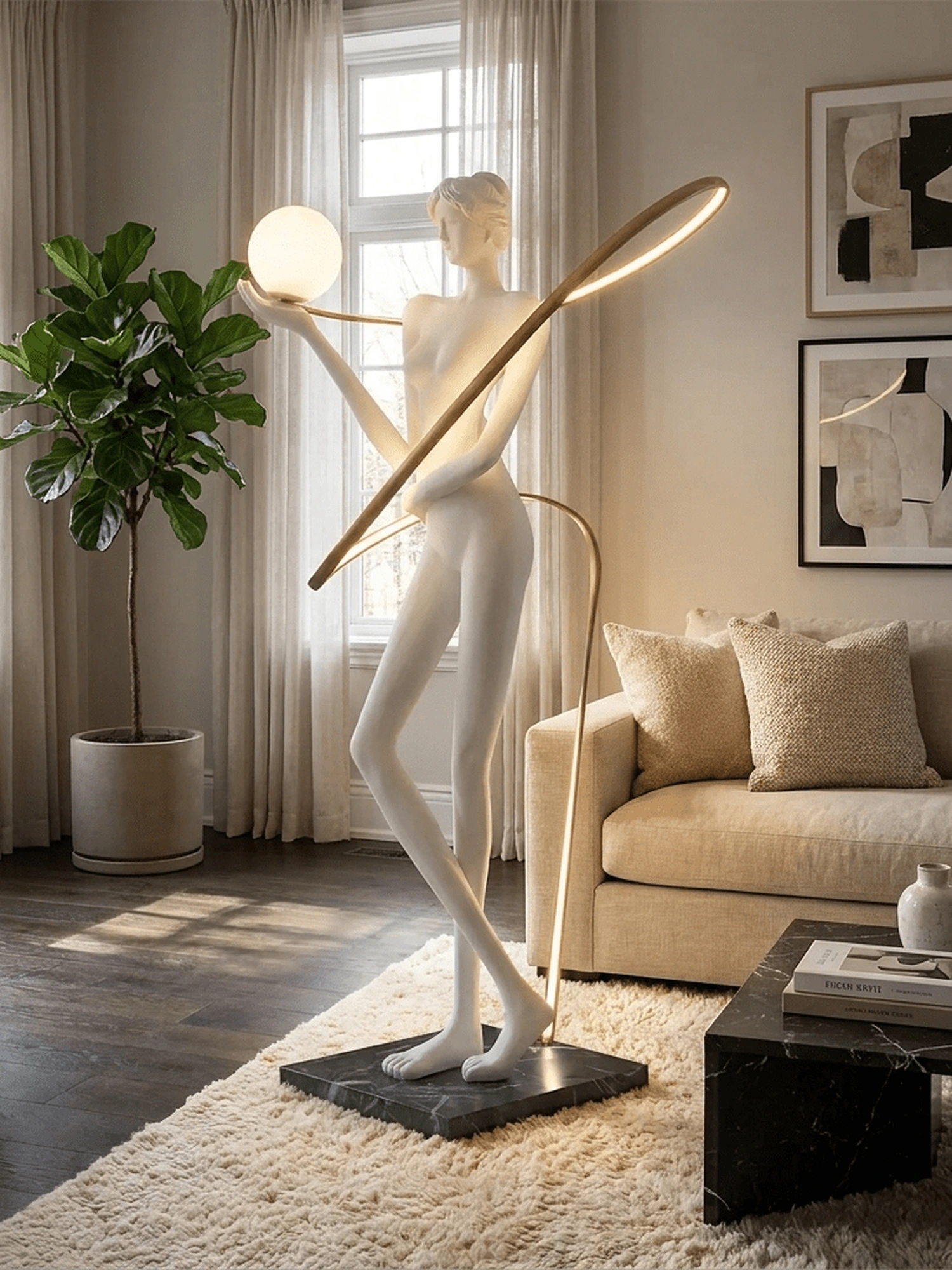 Orbit Muse Sculpture Lamp - Image 6