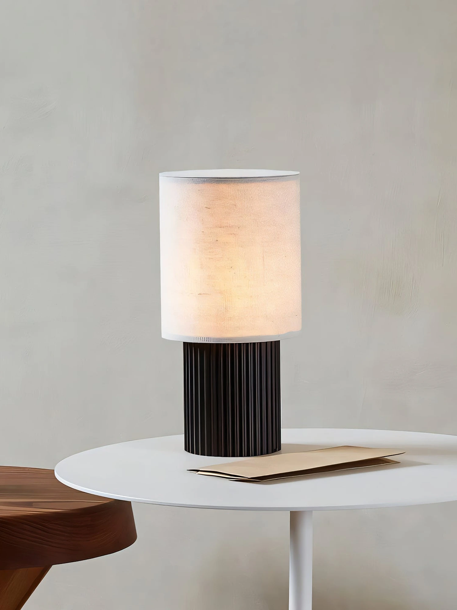 Orlo Ribbed Table Lamp - Image 3