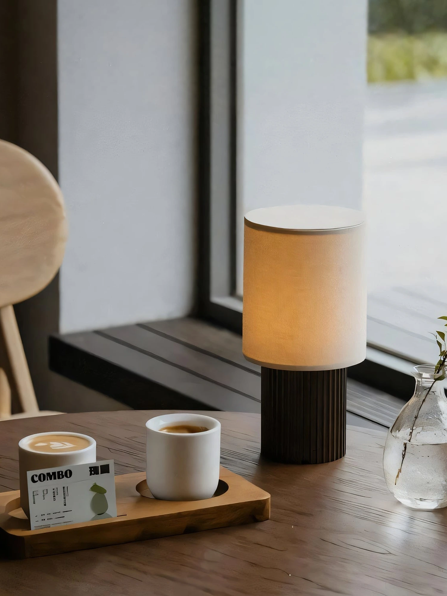Orlo Ribbed Table Lamp - Image 4