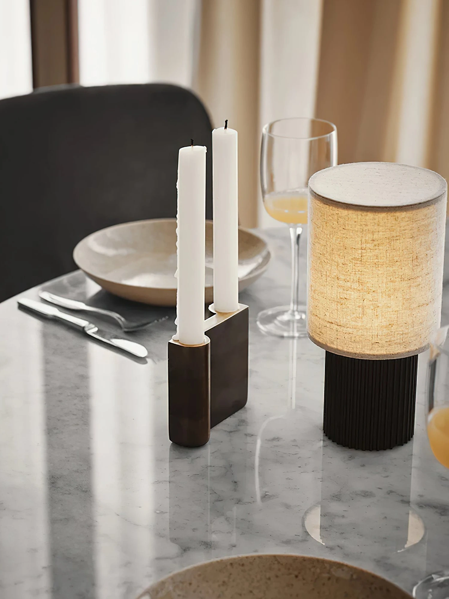 Orlo Ribbed Table Lamp - Image 5