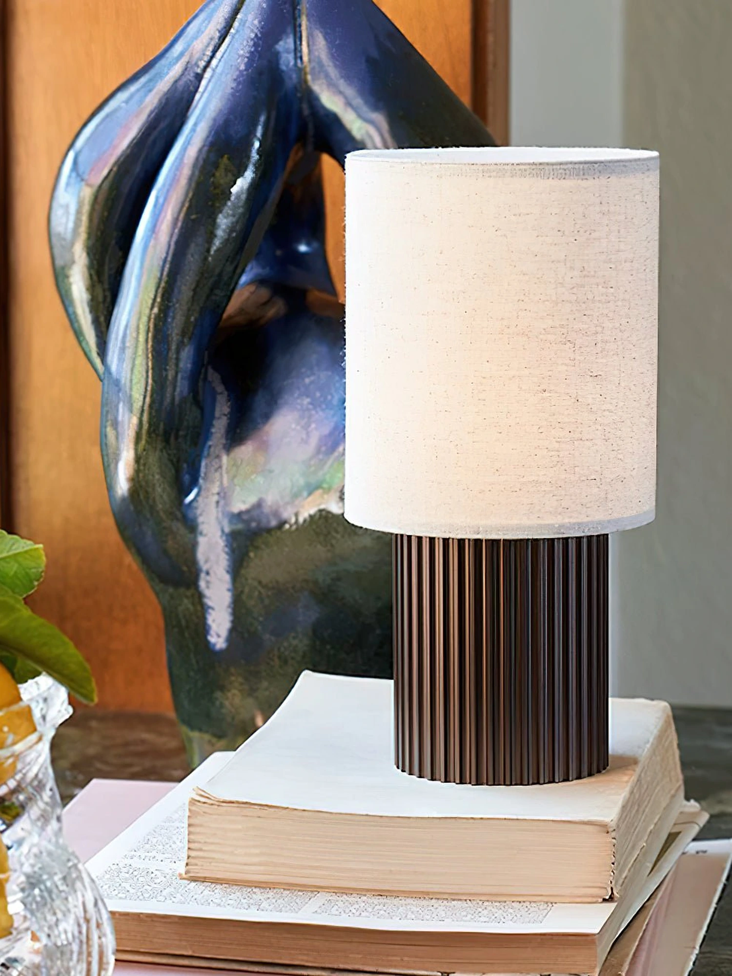 Orlo Ribbed Table Lamp - Image 6
