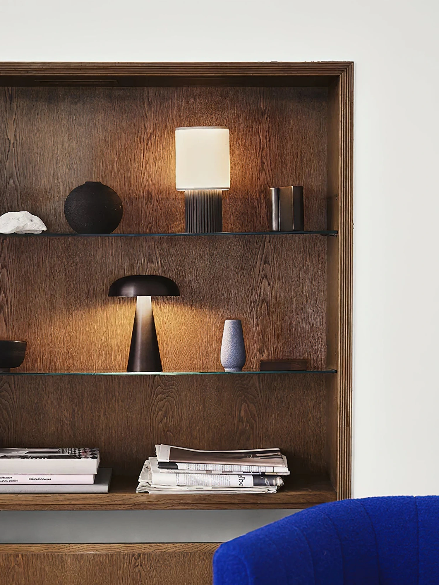 Orlo Ribbed Table Lamp - Image 11