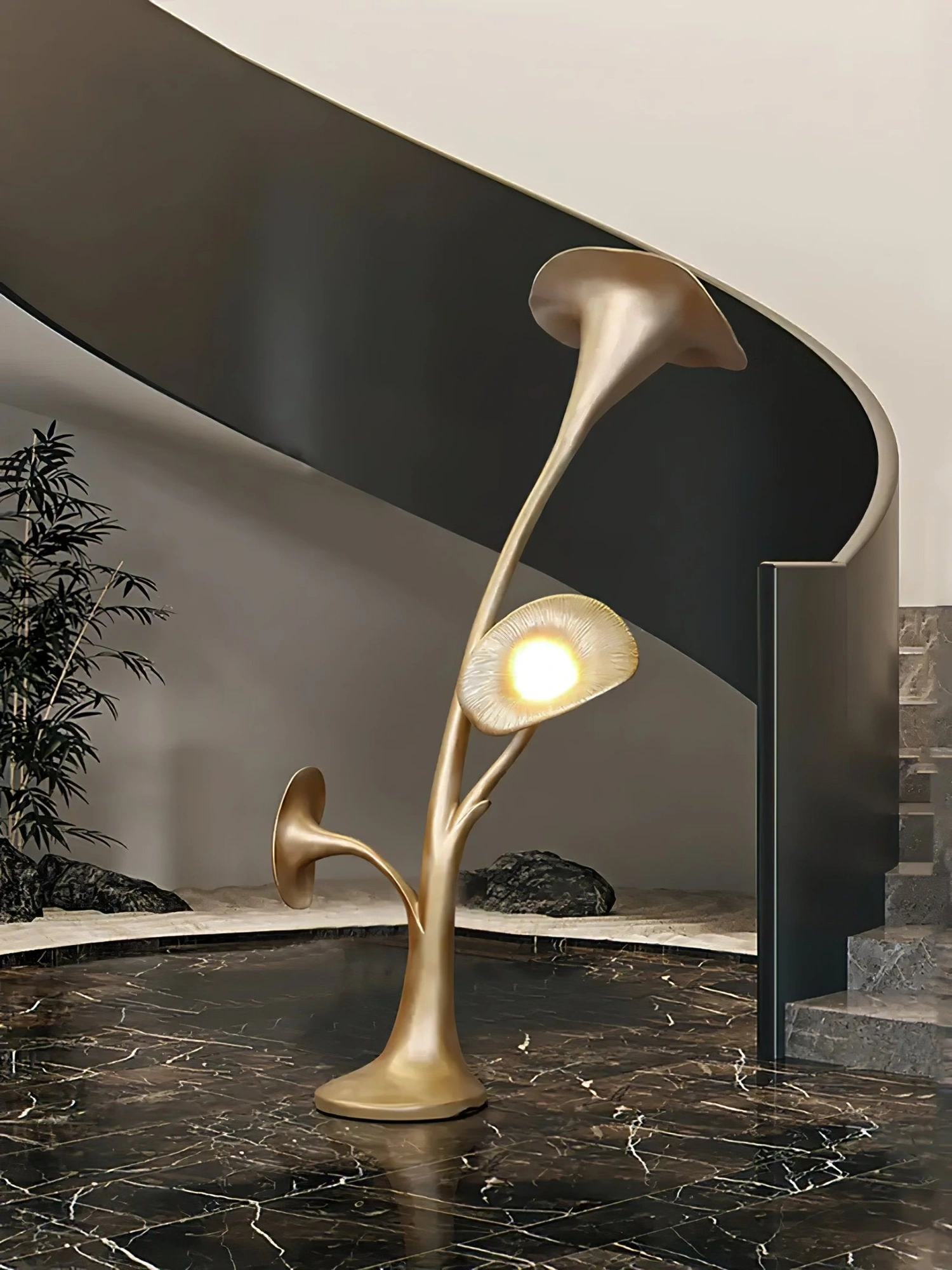 Petunia Sculpture Floor Lamp - Image 6