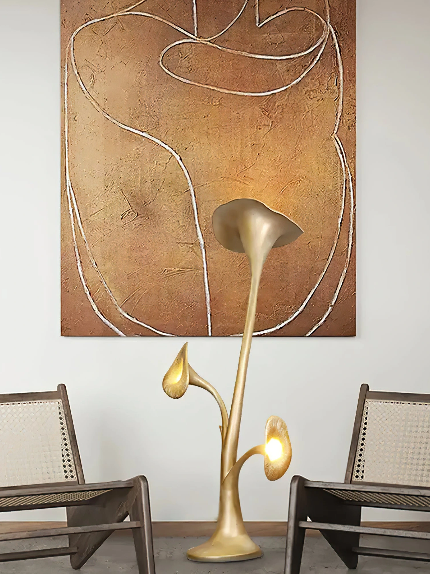 Petunia Sculpture Floor Lamp - Image 4