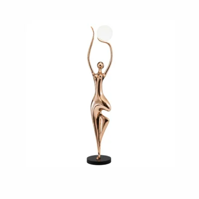 Pose Yoga Sculpture Floor Lamp