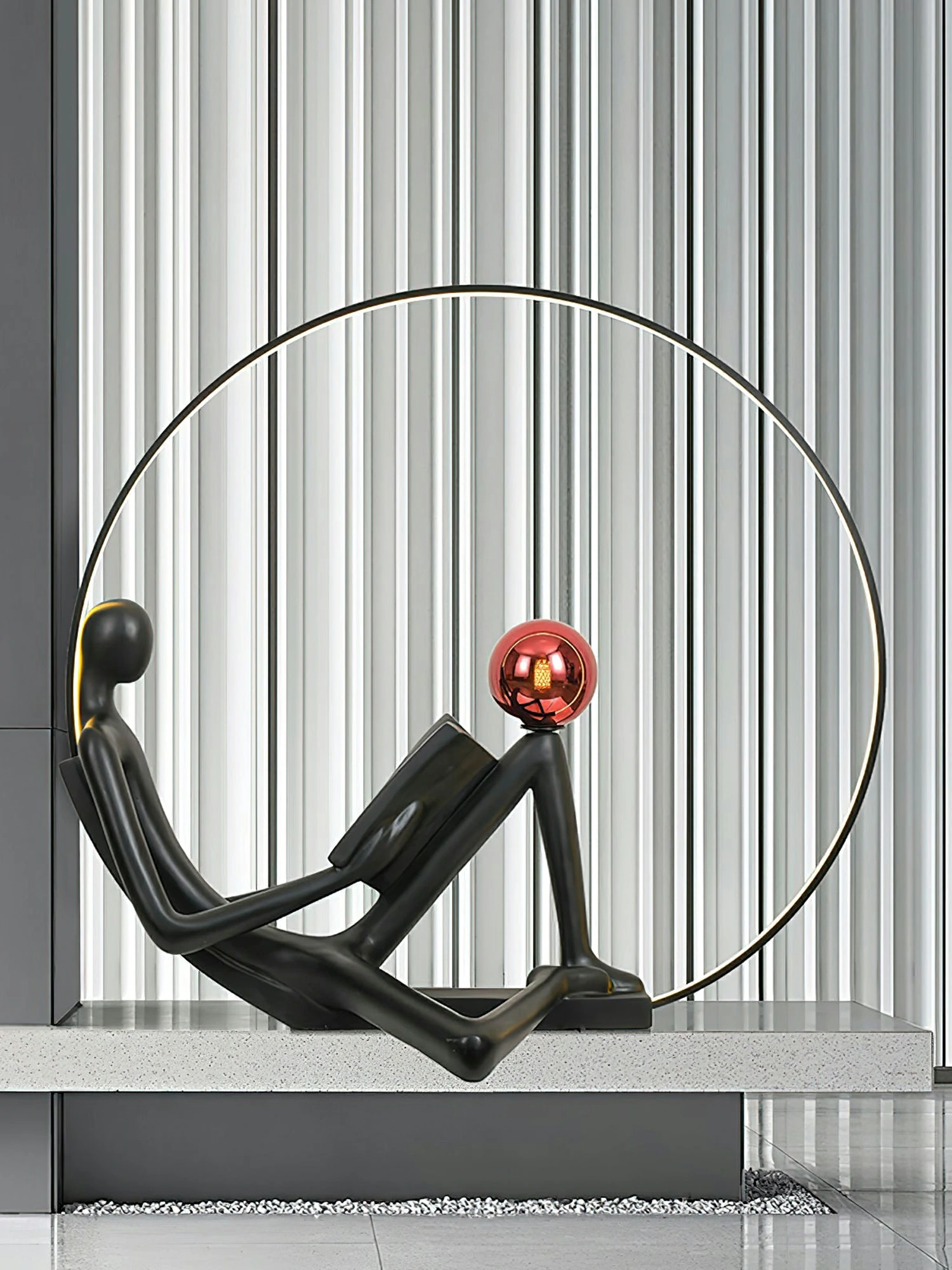 Reader Sculpture Floor Lamp - Image 12