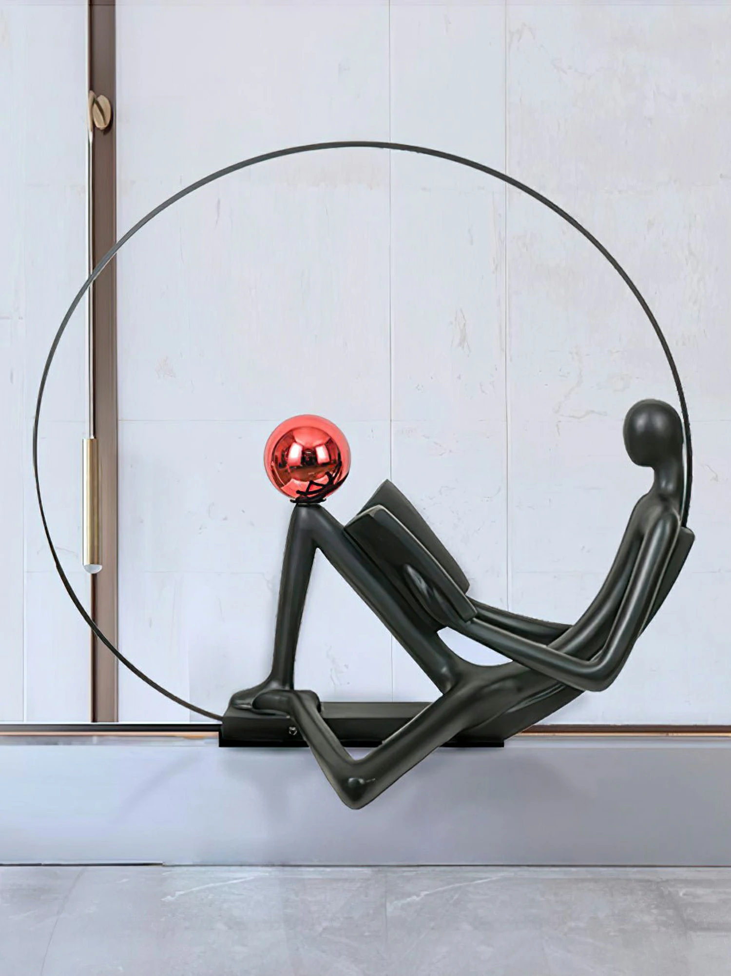 Reader Sculpture Floor Lamp - Image 2