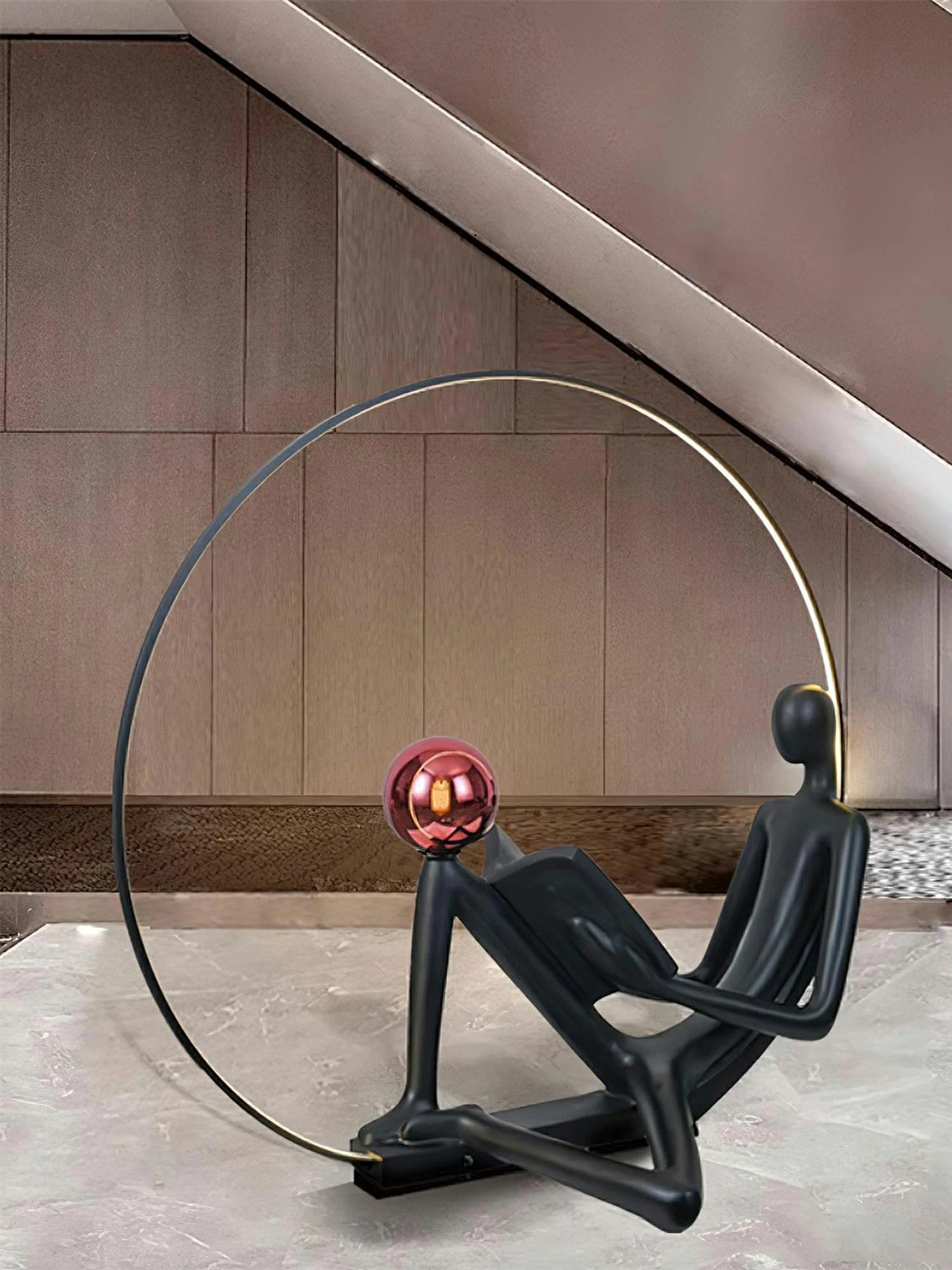 Reader Sculpture Floor Lamp - Image 15
