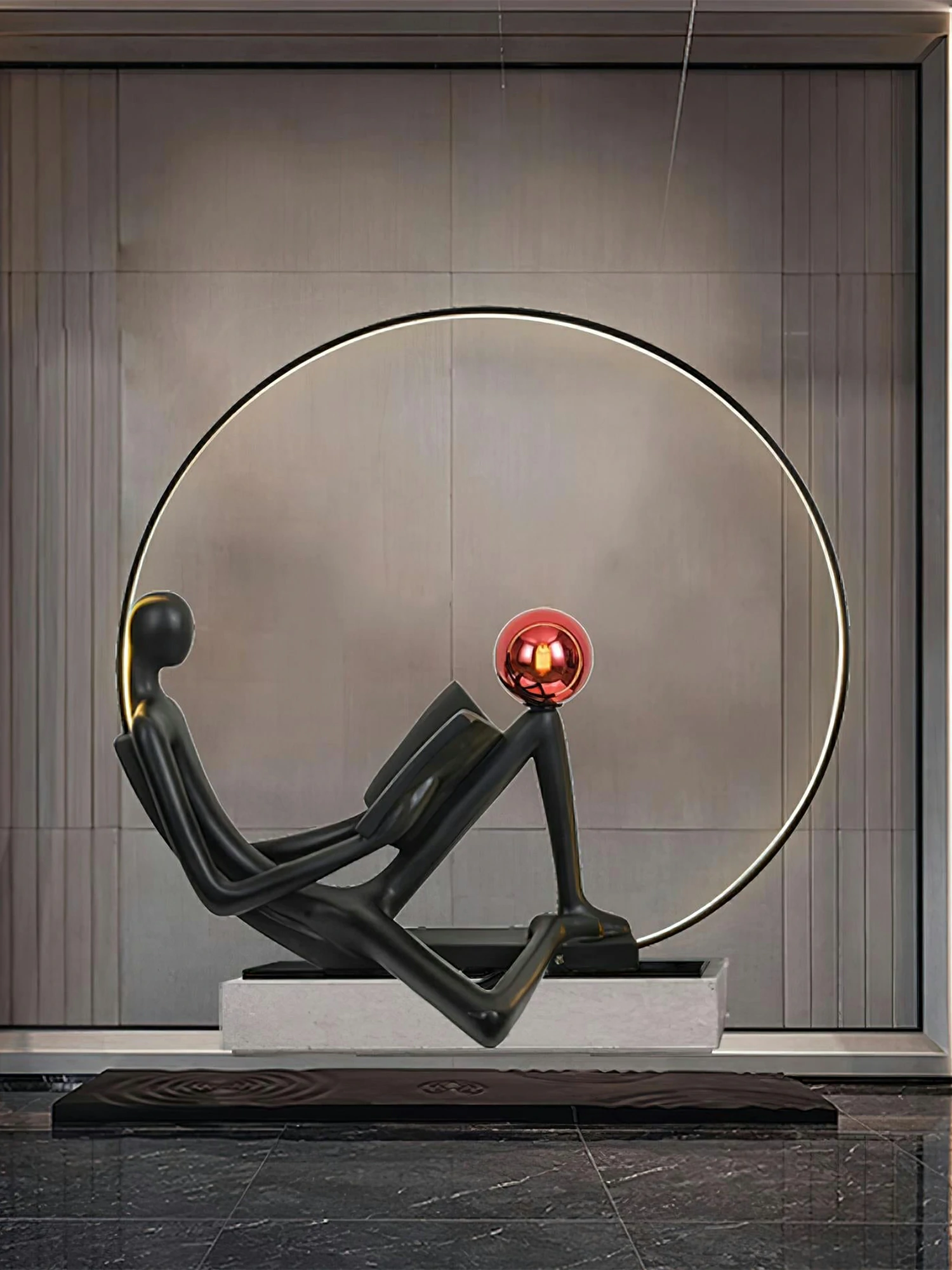 Reader Sculpture Floor Lamp - Image 5
