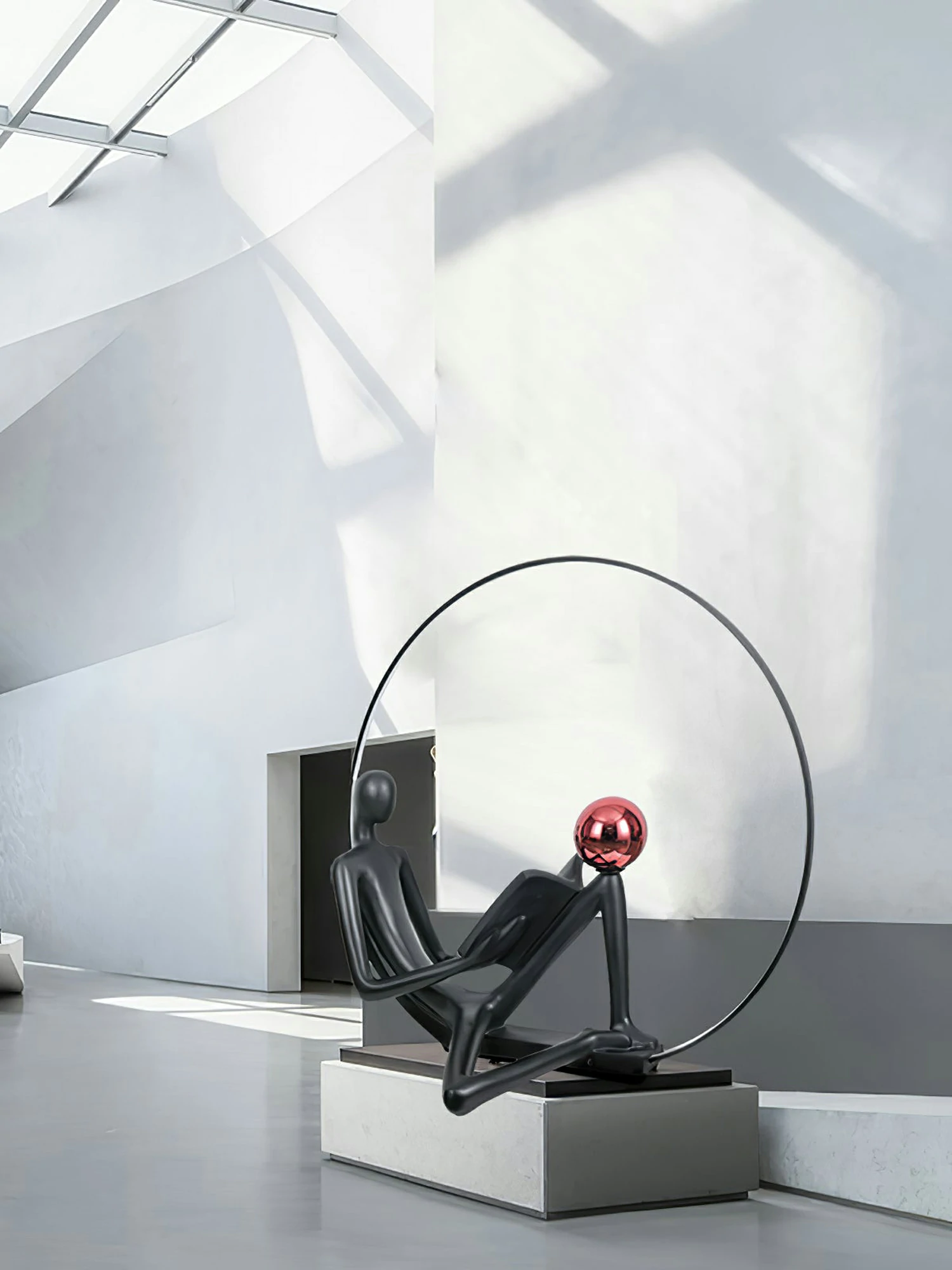 Reader Sculpture Floor Lamp - Image 3