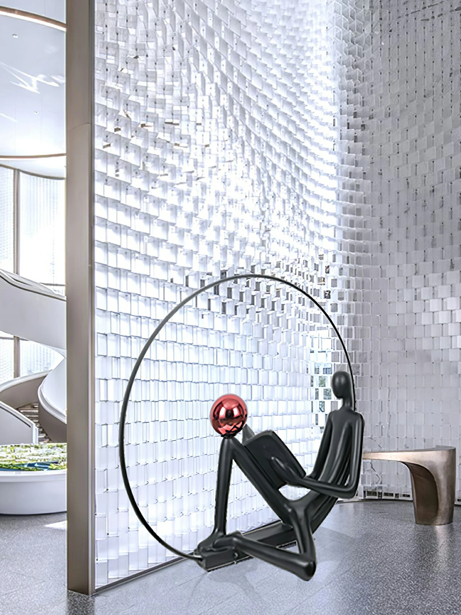 Reader Sculpture Floor Lamp - Image 18