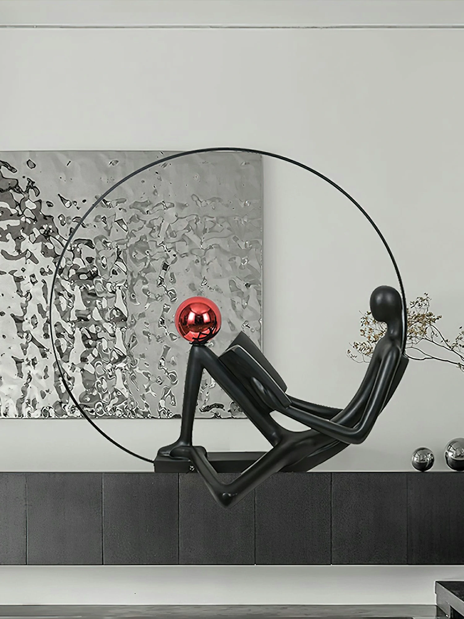 Reader Sculpture Floor Lamp - Image 7