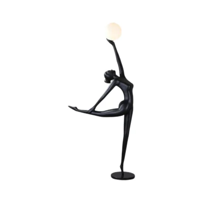 Rhythmic Gymnast Sculpture Floor Lamp