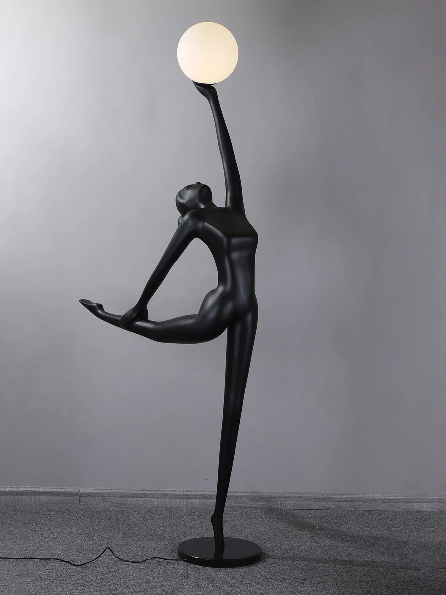 Rhythmic Gymnast Sculpture Floor Lamp - Image 12