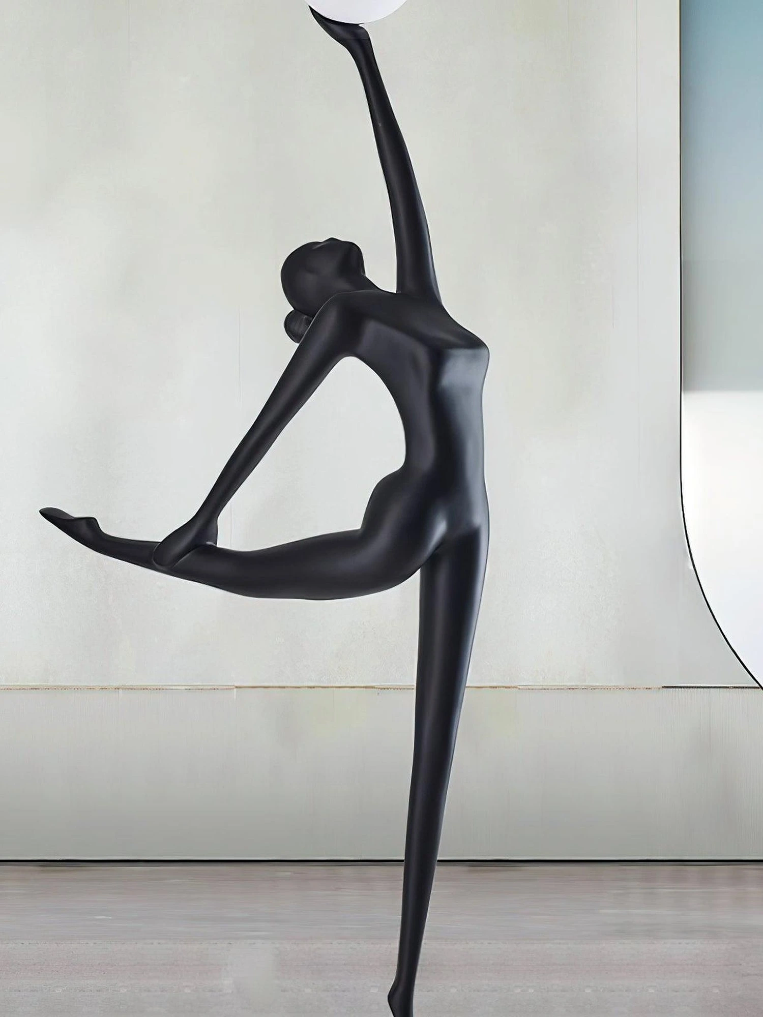 Rhythmic Gymnast Sculpture Floor Lamp - Image 7