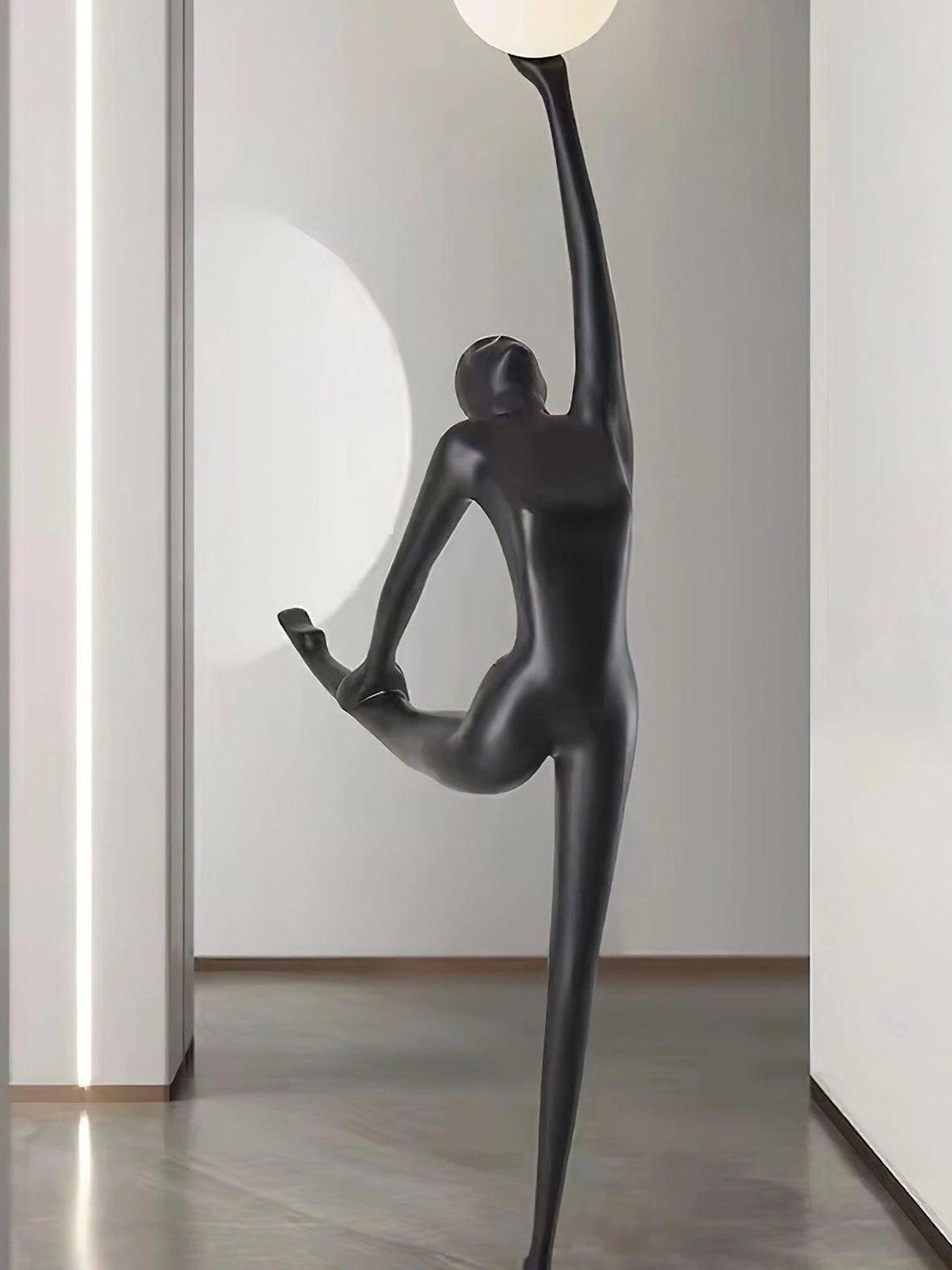 Rhythmic Gymnast Sculpture Floor Lamp - Image 6