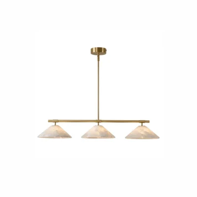 Ridgeline Alabaster Linear Chandelier