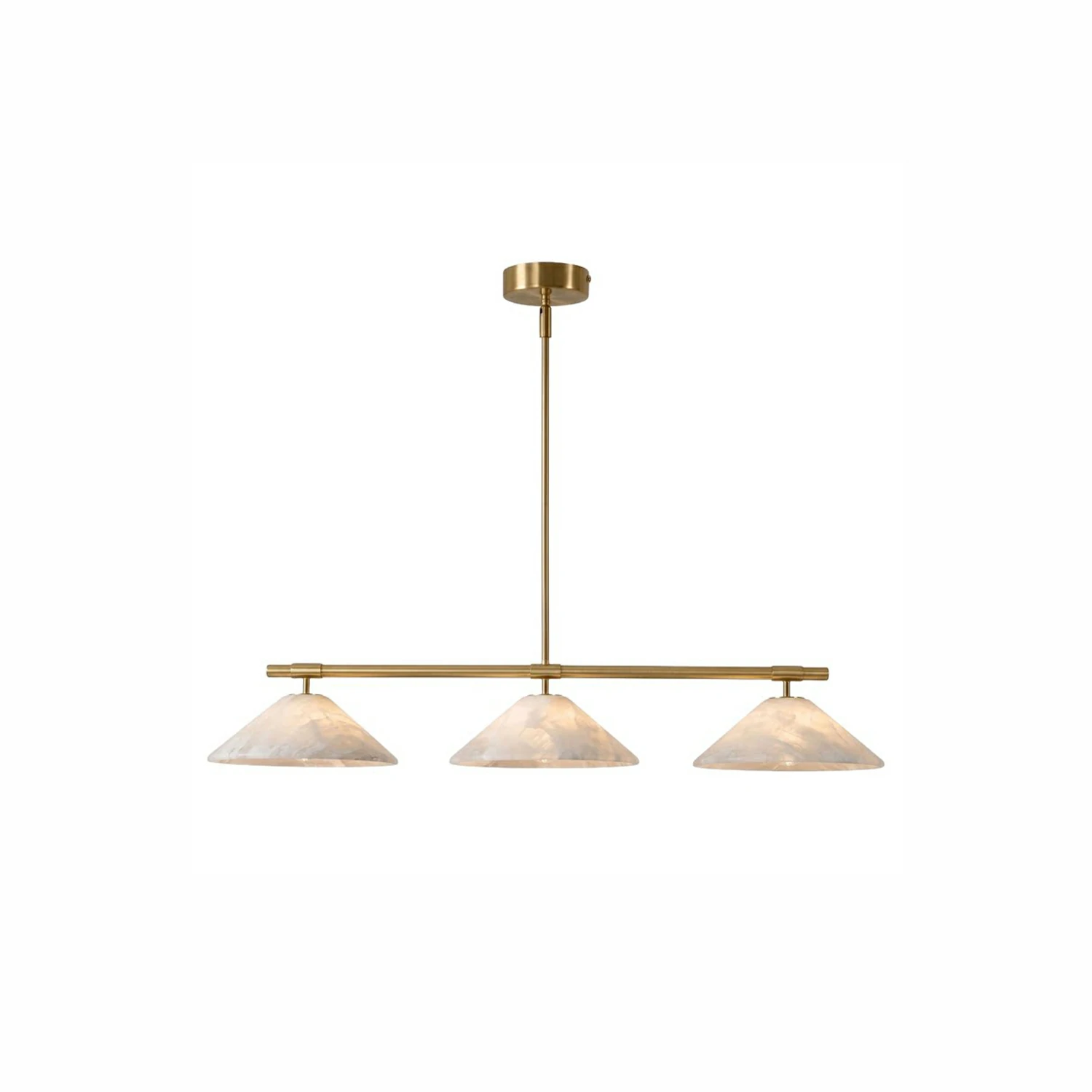 Ridgeline Alabaster Linear Chandelier
