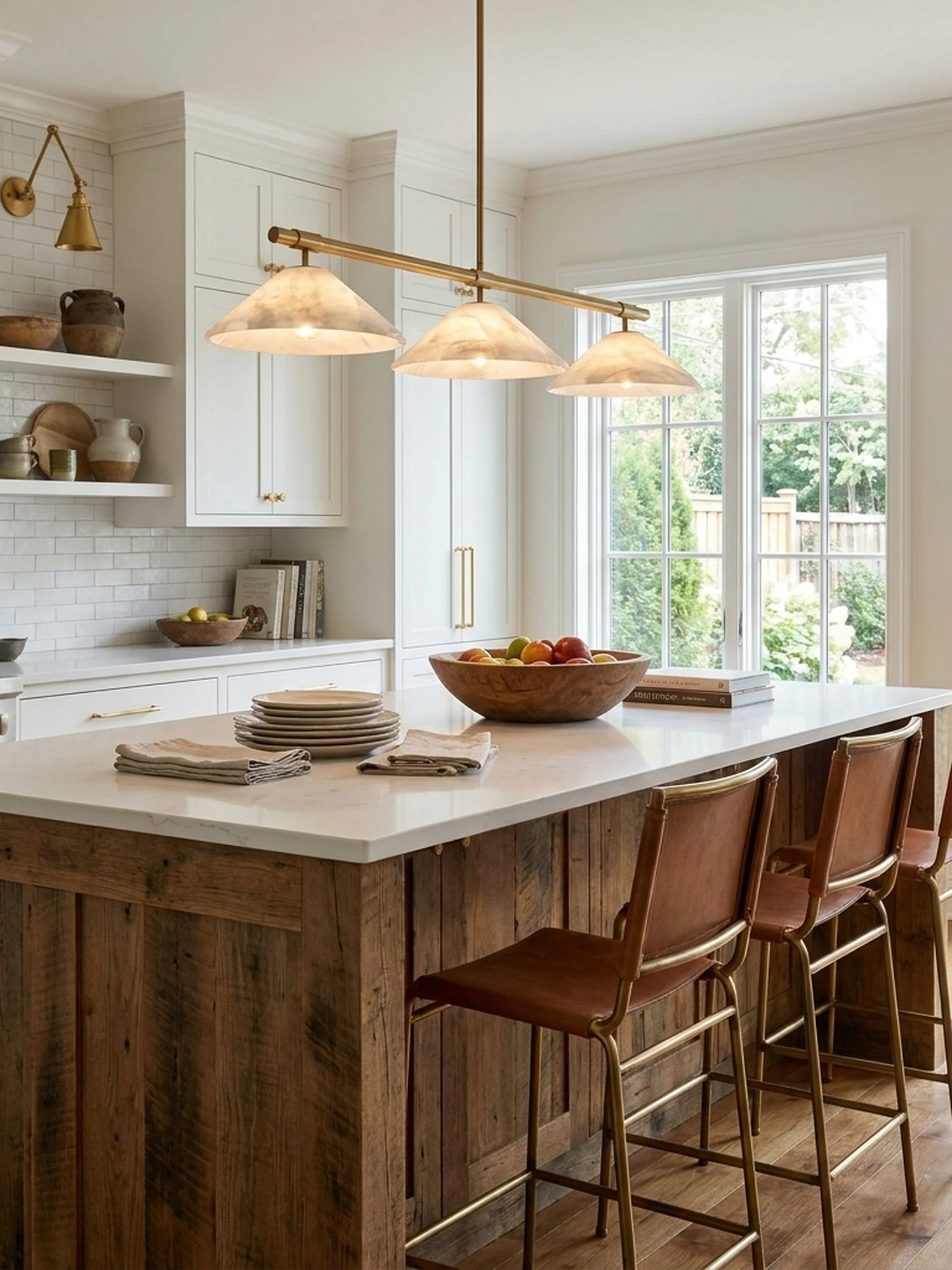 Ridgeline Alabaster Linear Chandelier - Image 5