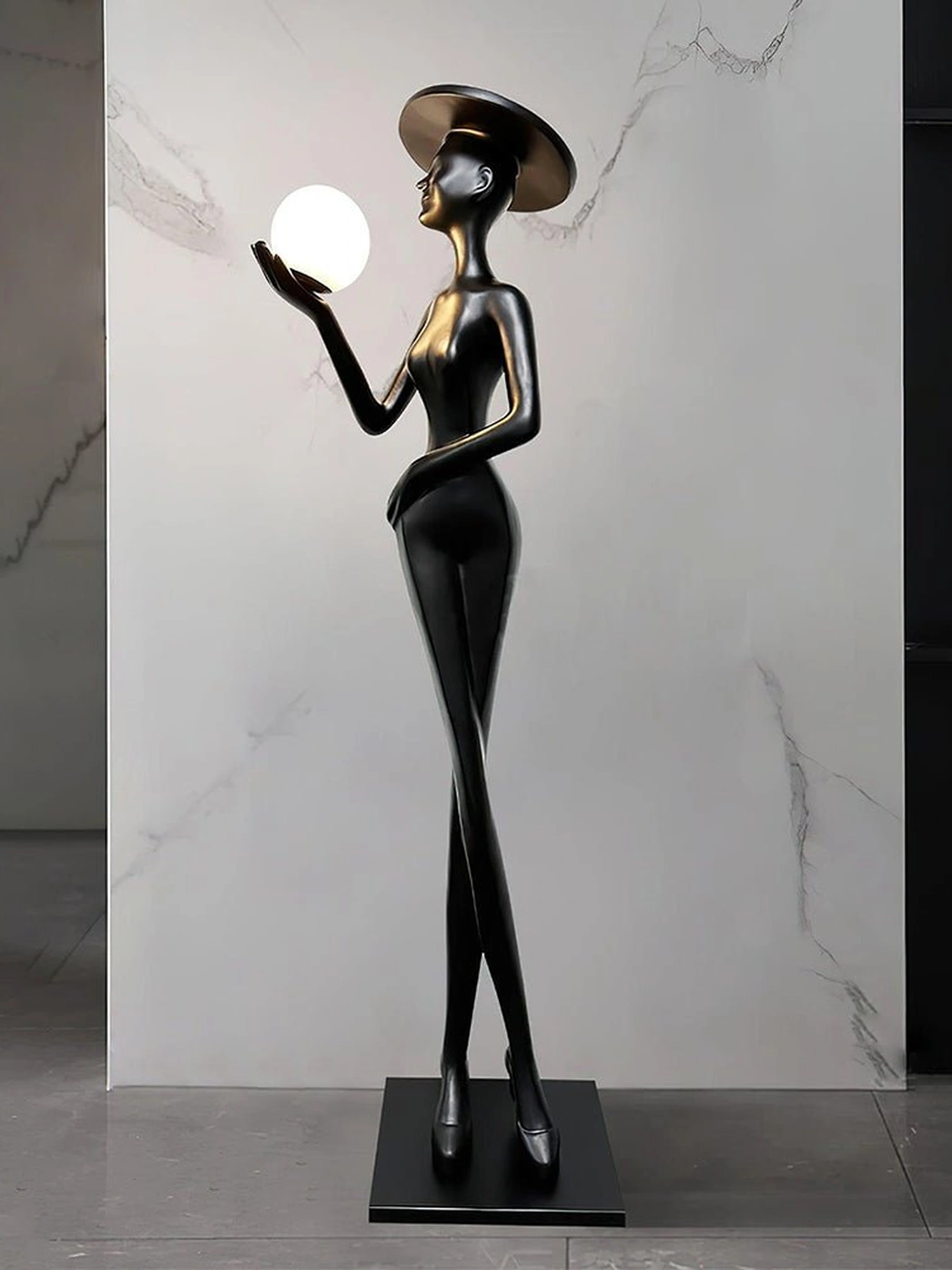 Sophia Elegance Sculpture Floor Lamp - Image 2