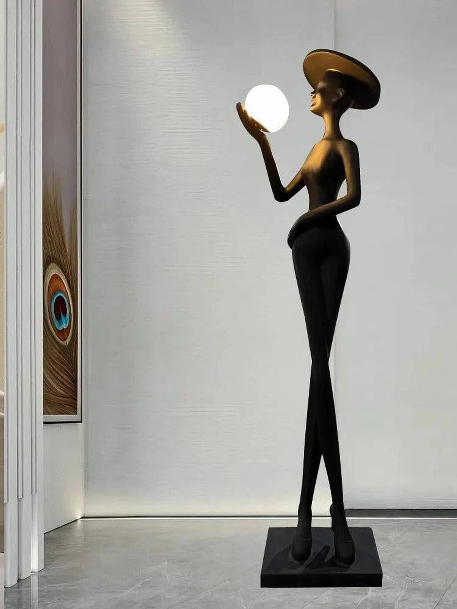 Sophia Elegance Sculpture Floor Lamp - Image 4