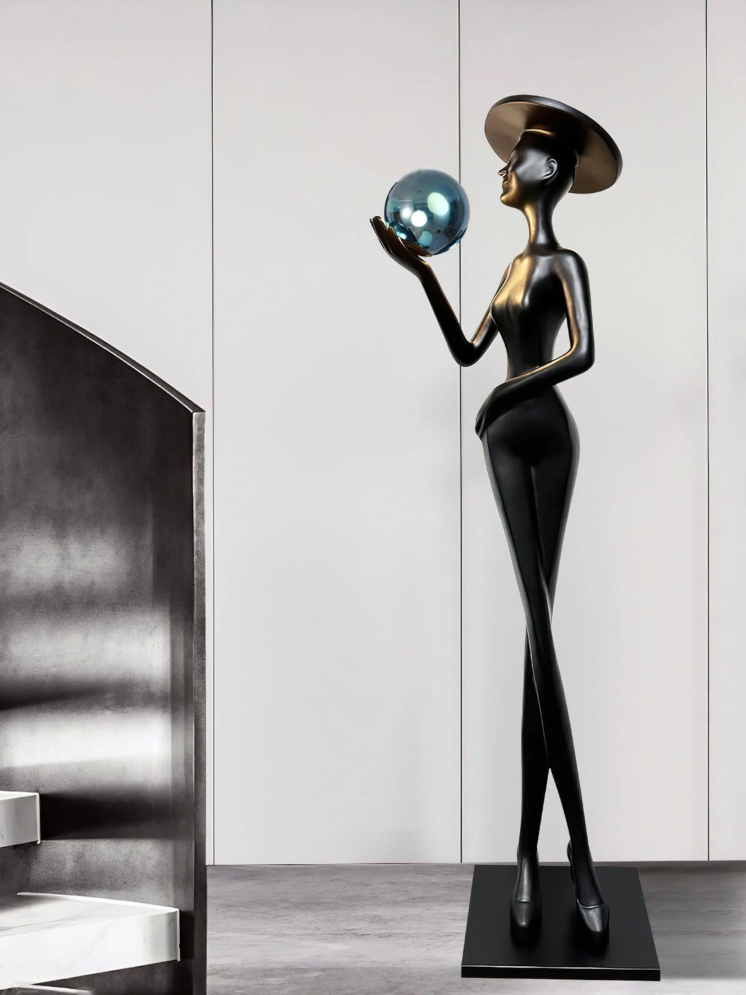 Sophia Elegance Sculpture Floor Lamp - Image 5