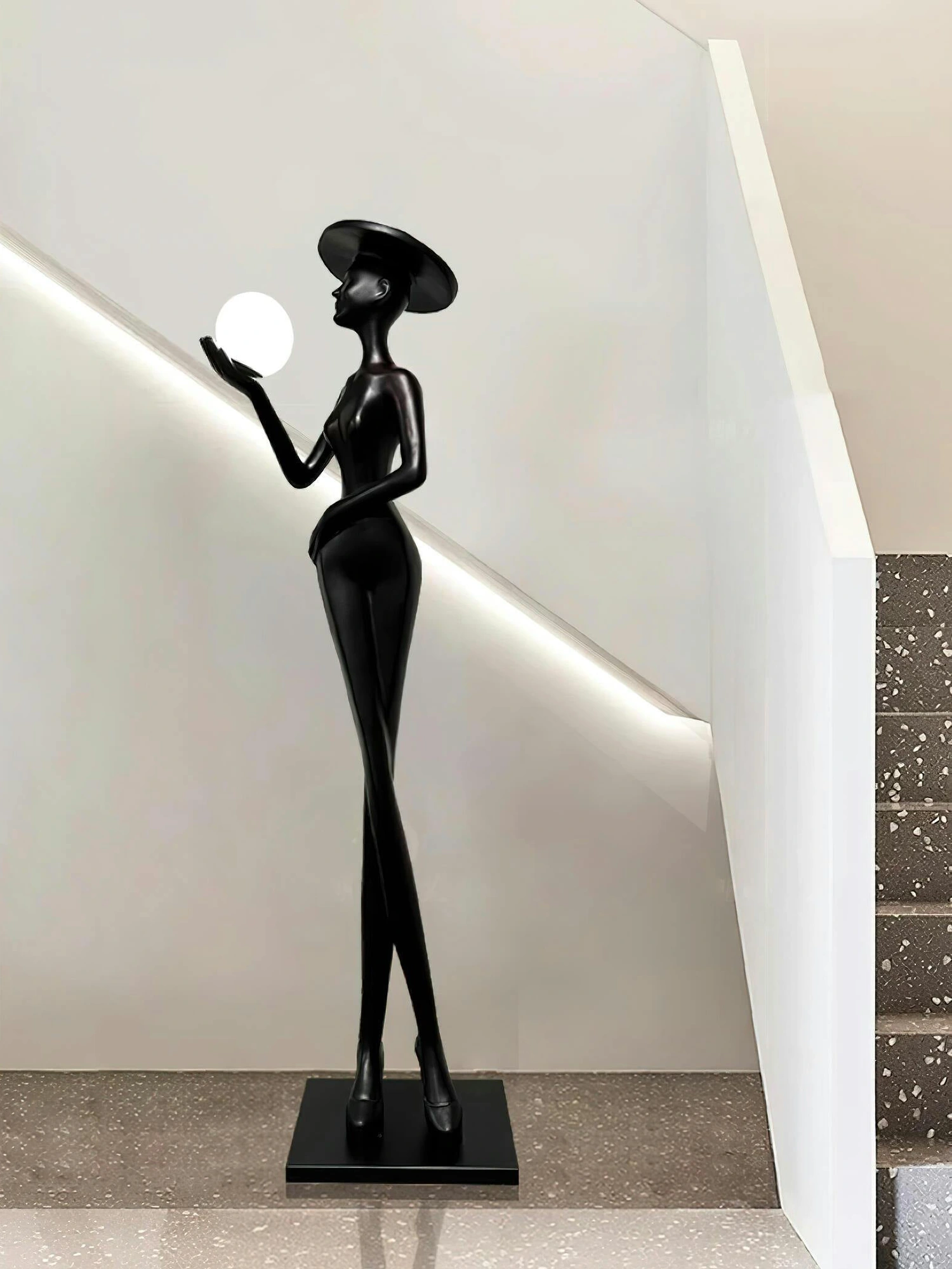 Sophia Elegance Sculpture Floor Lamp - Image 8